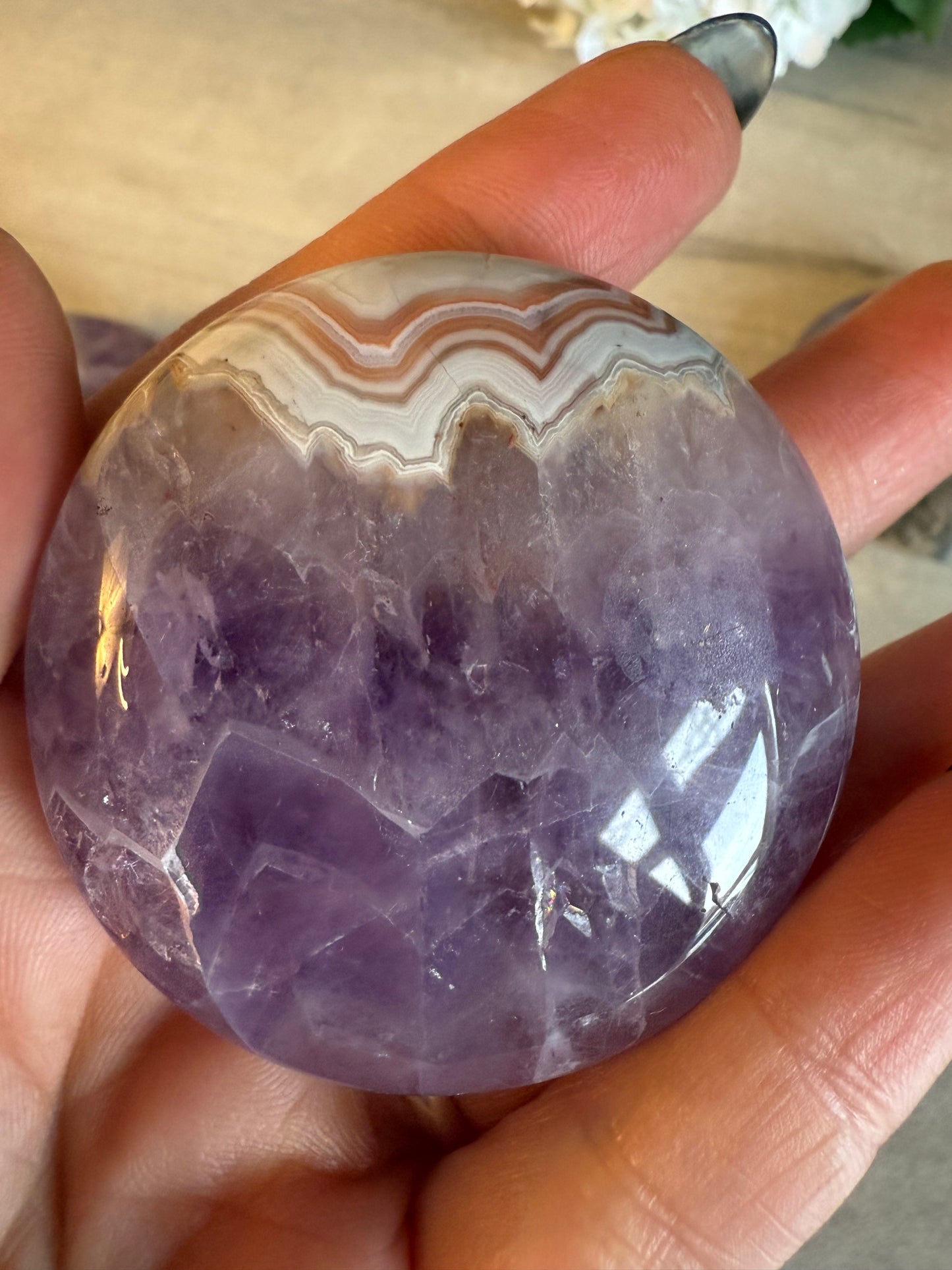 Amethyst Agate Palm
