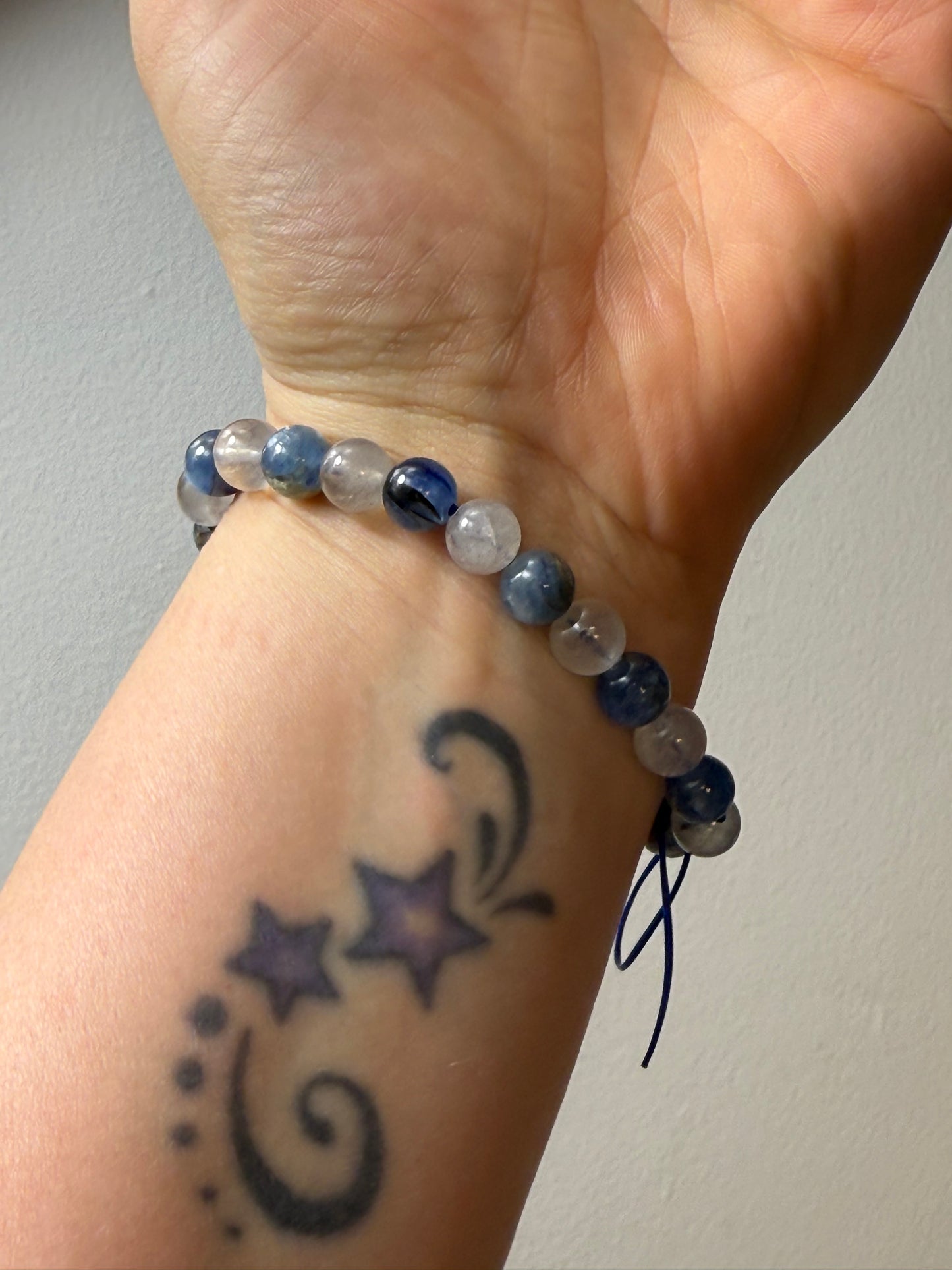 Kyanite & Quartz Mix Bead Bracelet