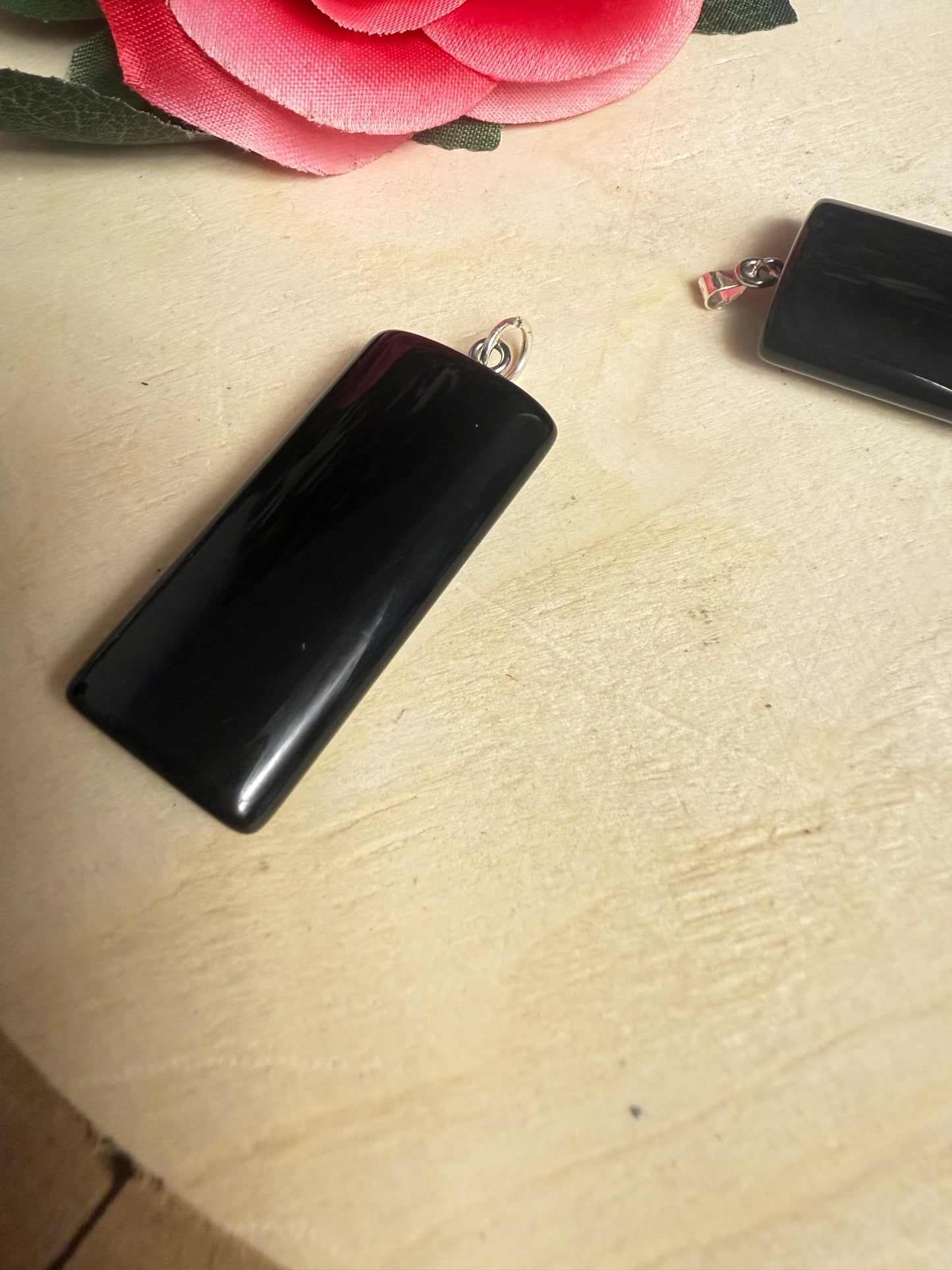 Obsidian Pendant - Father’s Day gift
