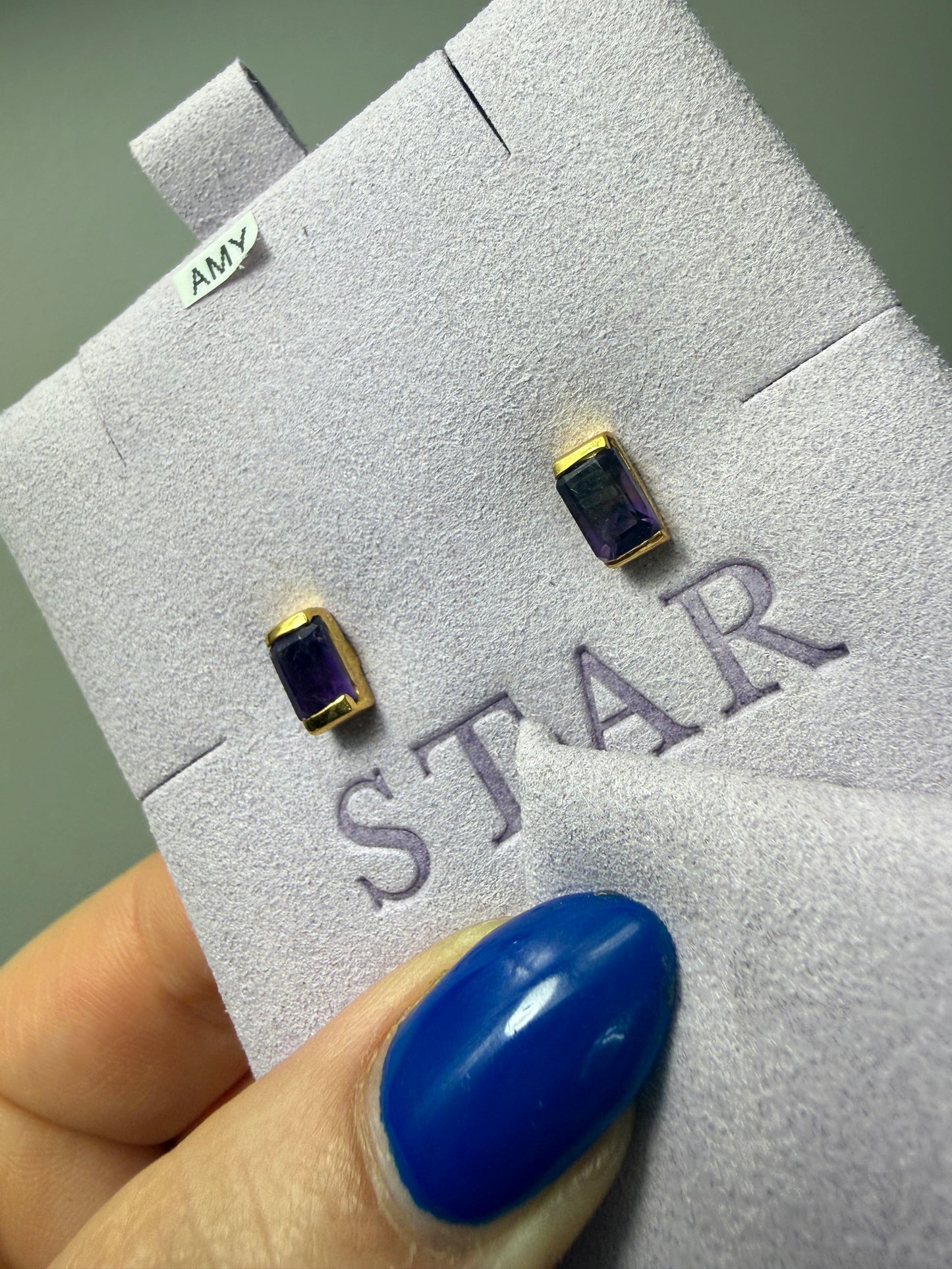 Bar Rectangular 925 Sterling Studs