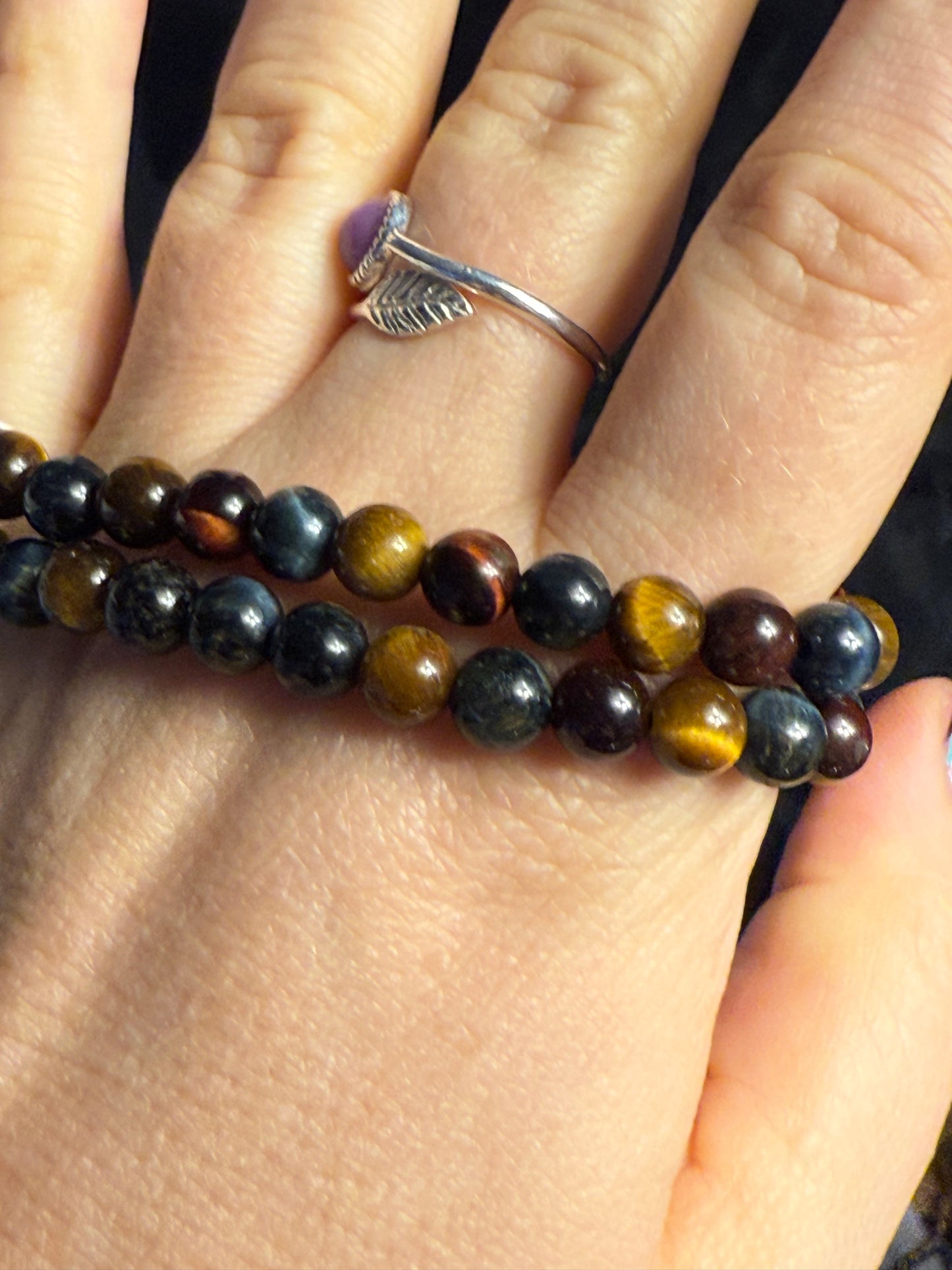 Tiger Eye Trio mix Bracelet