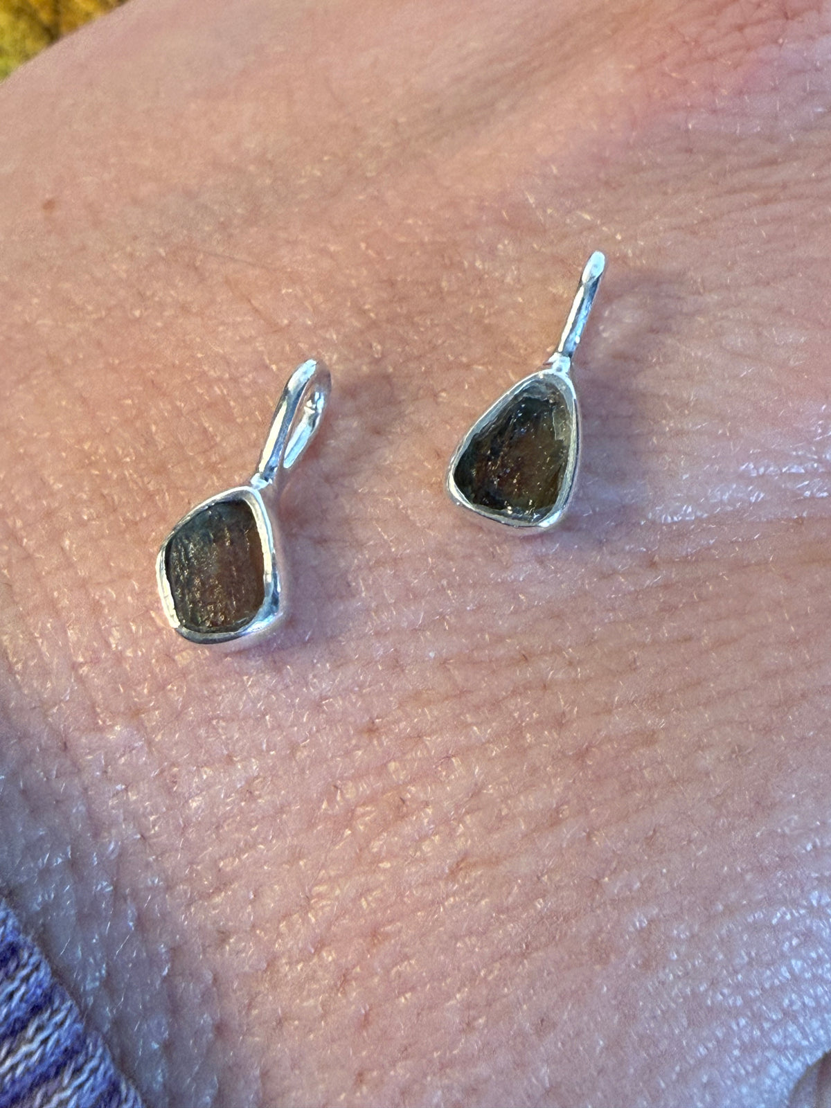 Moldavite 925 Mini Sterling Pendant