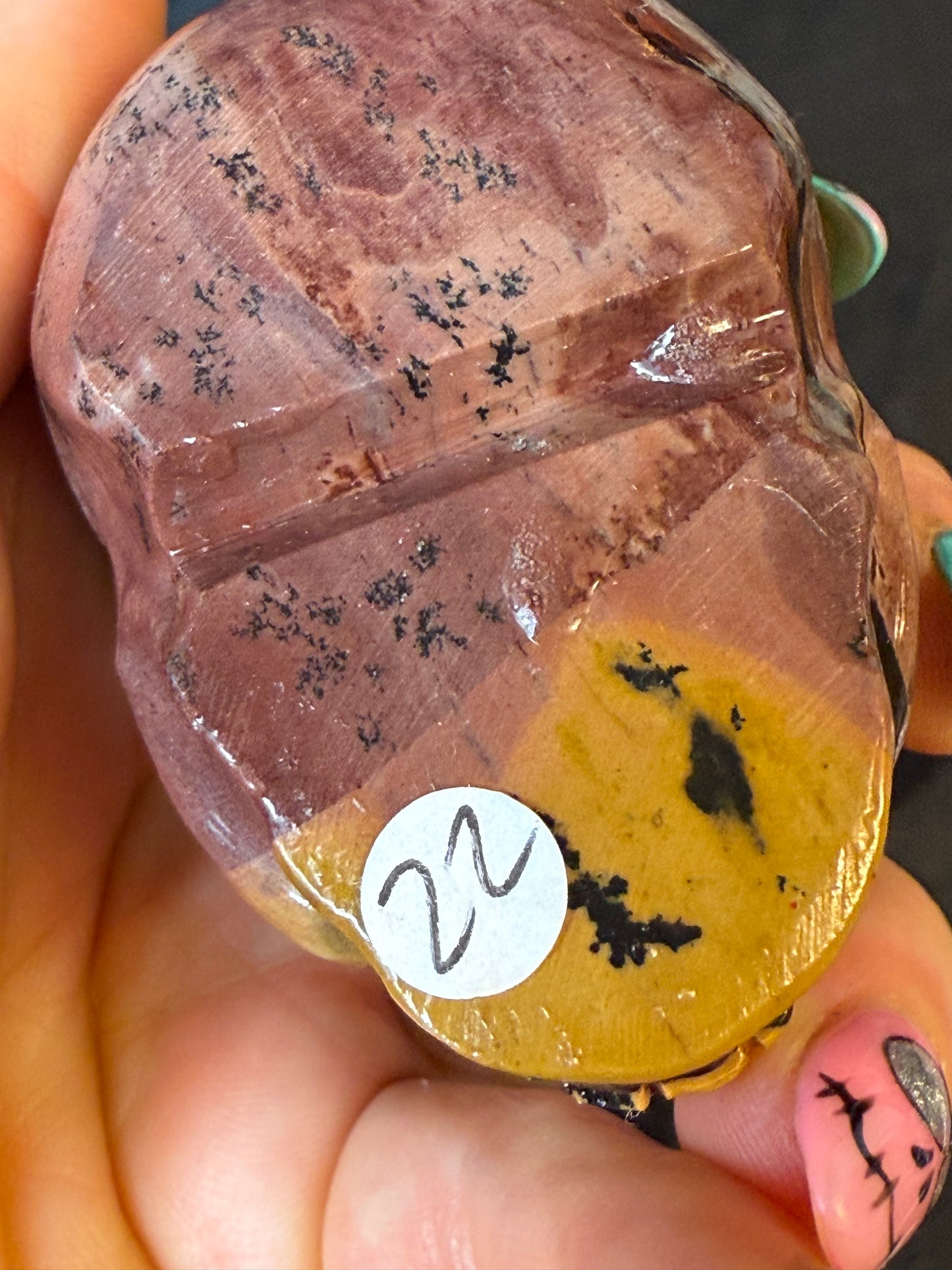 Picture Jasper Skull (mookaite)