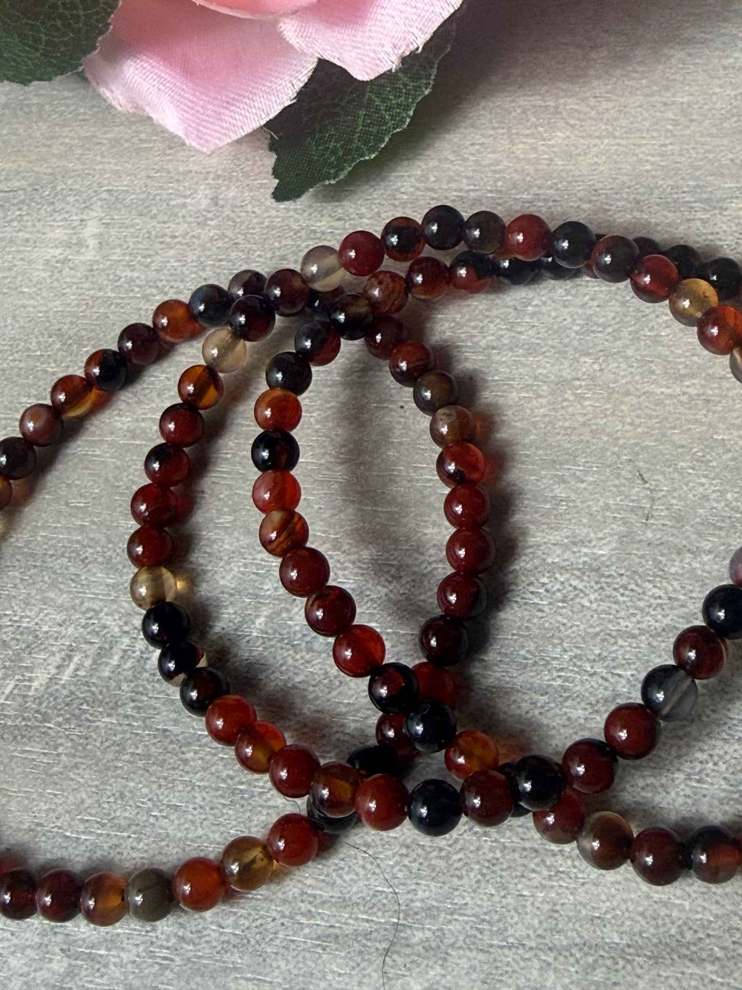 Sardonyx 4mm Bracelet