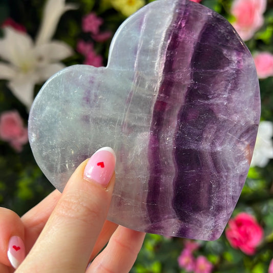 Fluorite Heart Bowl