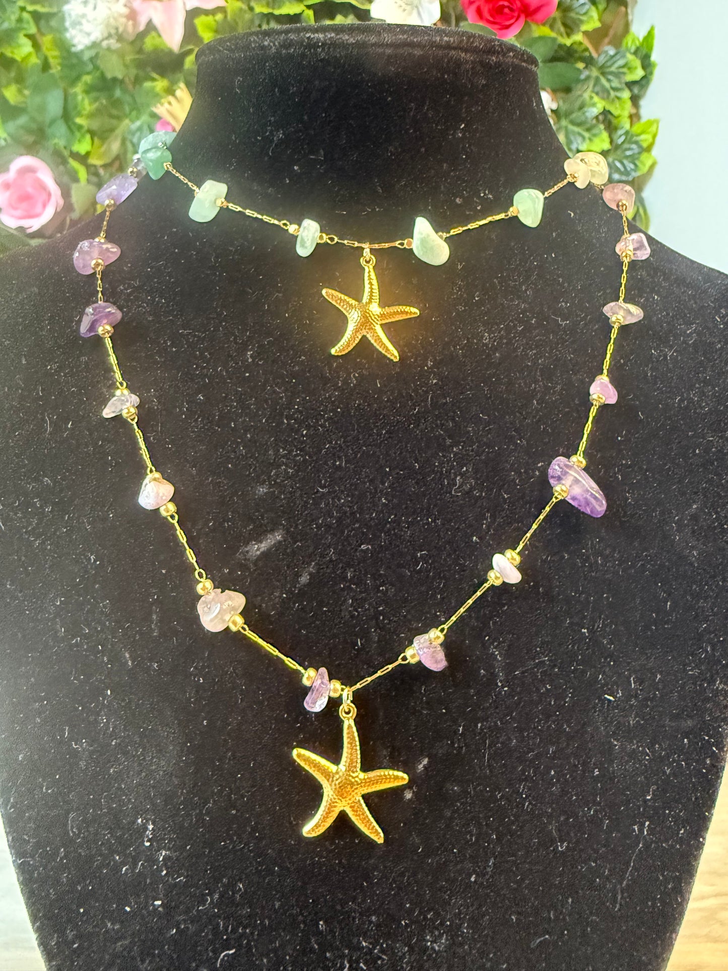 Starfish Beaded Necklace