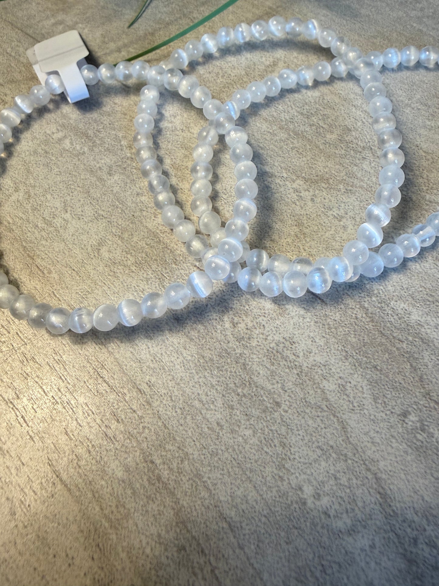 Selenite bracelet
