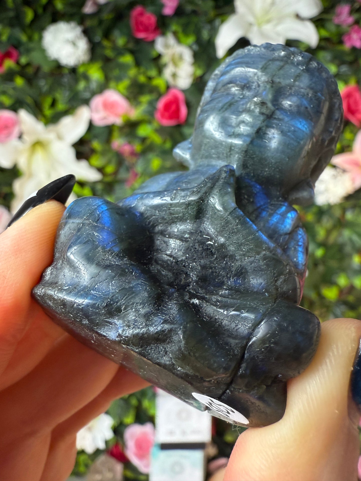 Labradorite Buddha