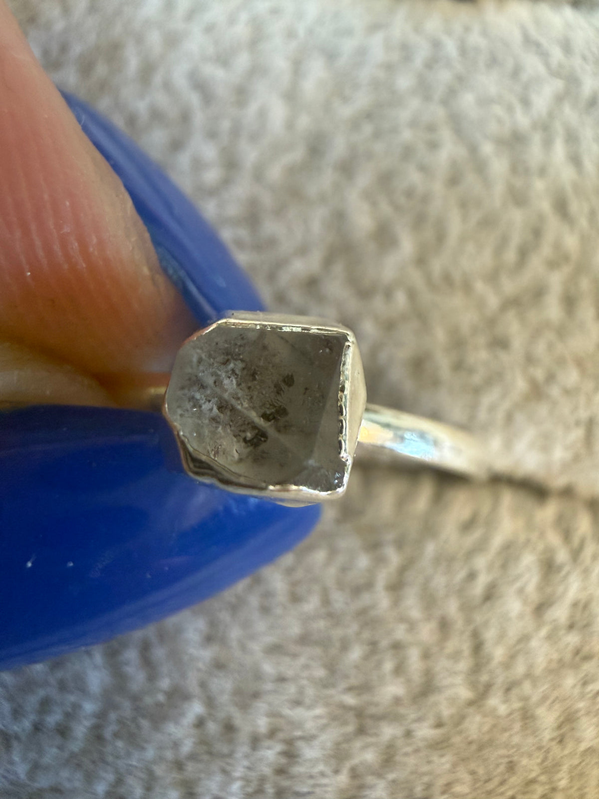 Adjustable Raw Minimal 925 Silver Rings