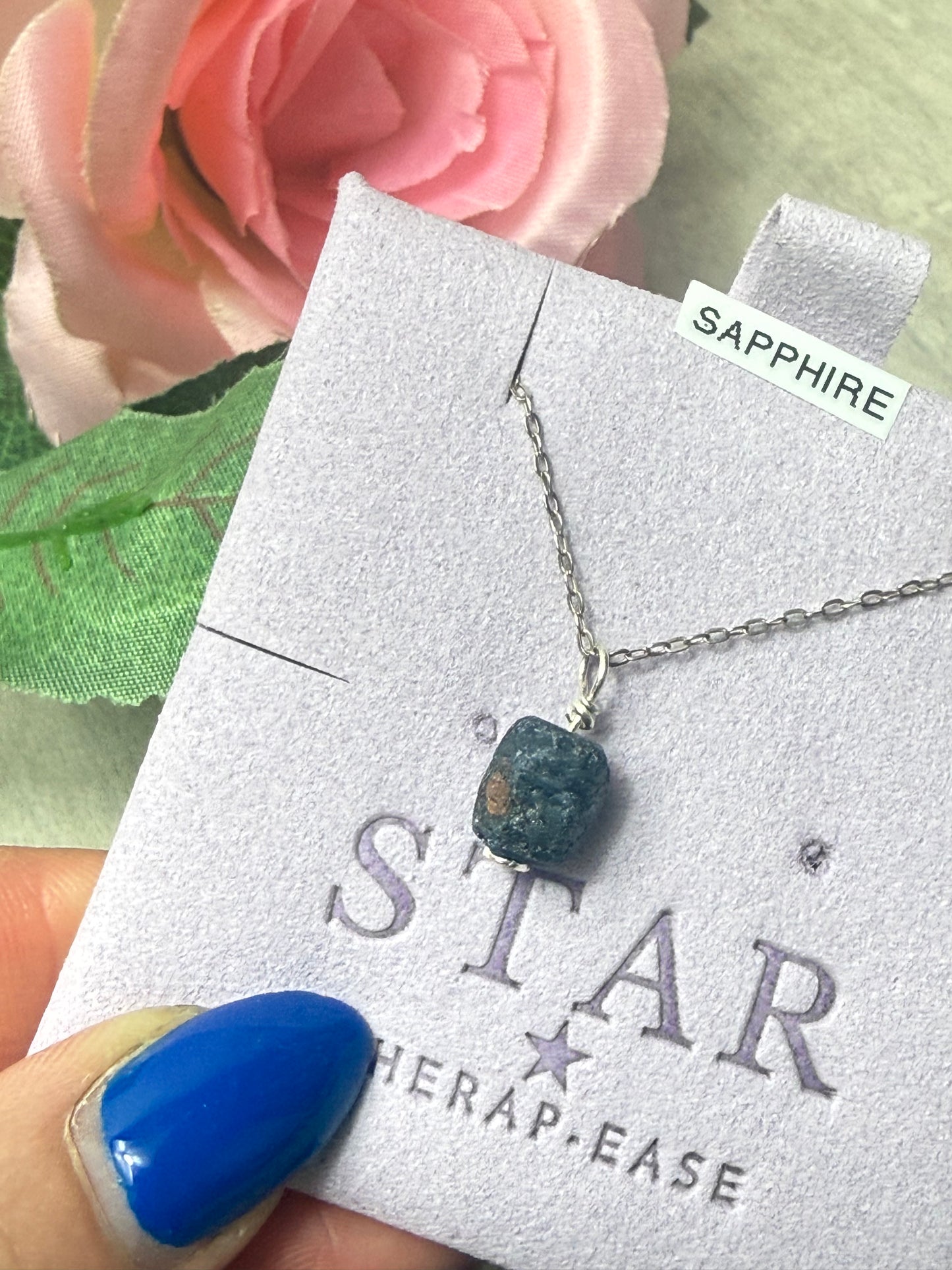 Handmade 925 Raw Wire Wrap Necklace & Earrings by Star Therap-ease