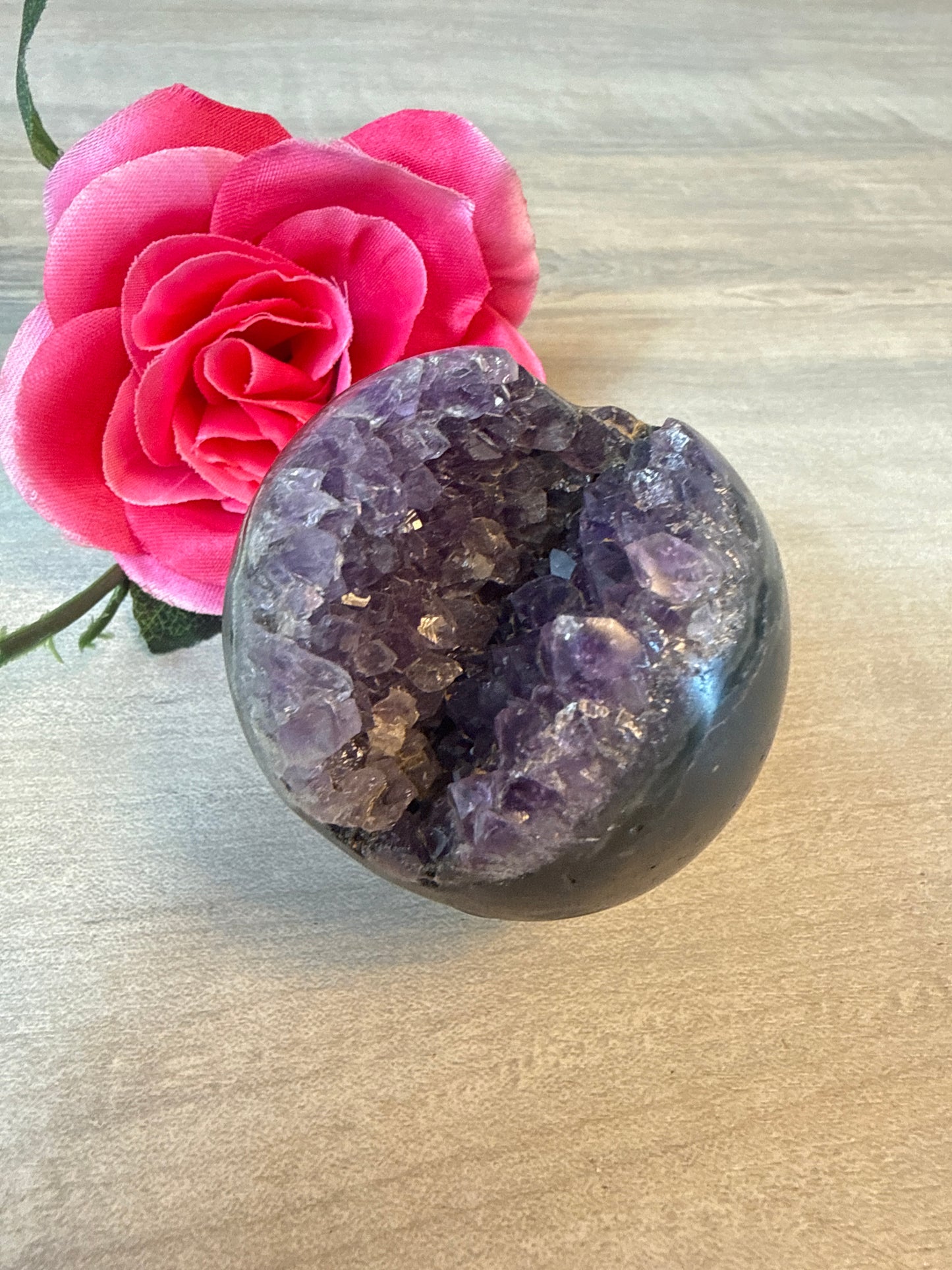 Druzy Amethyst Sphere