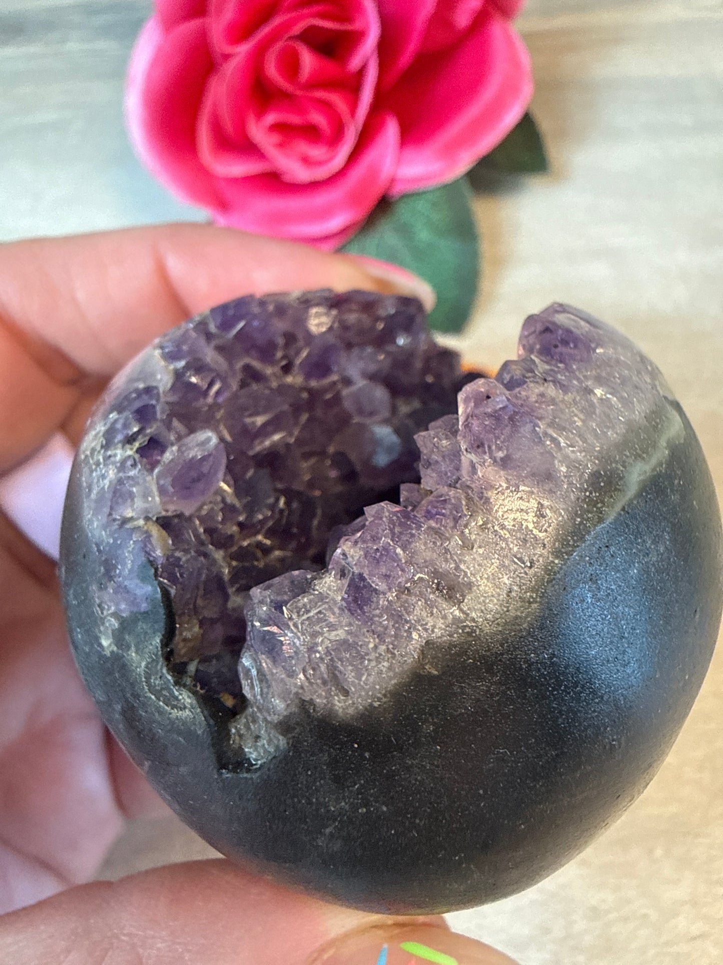 Druzy Amethyst Sphere