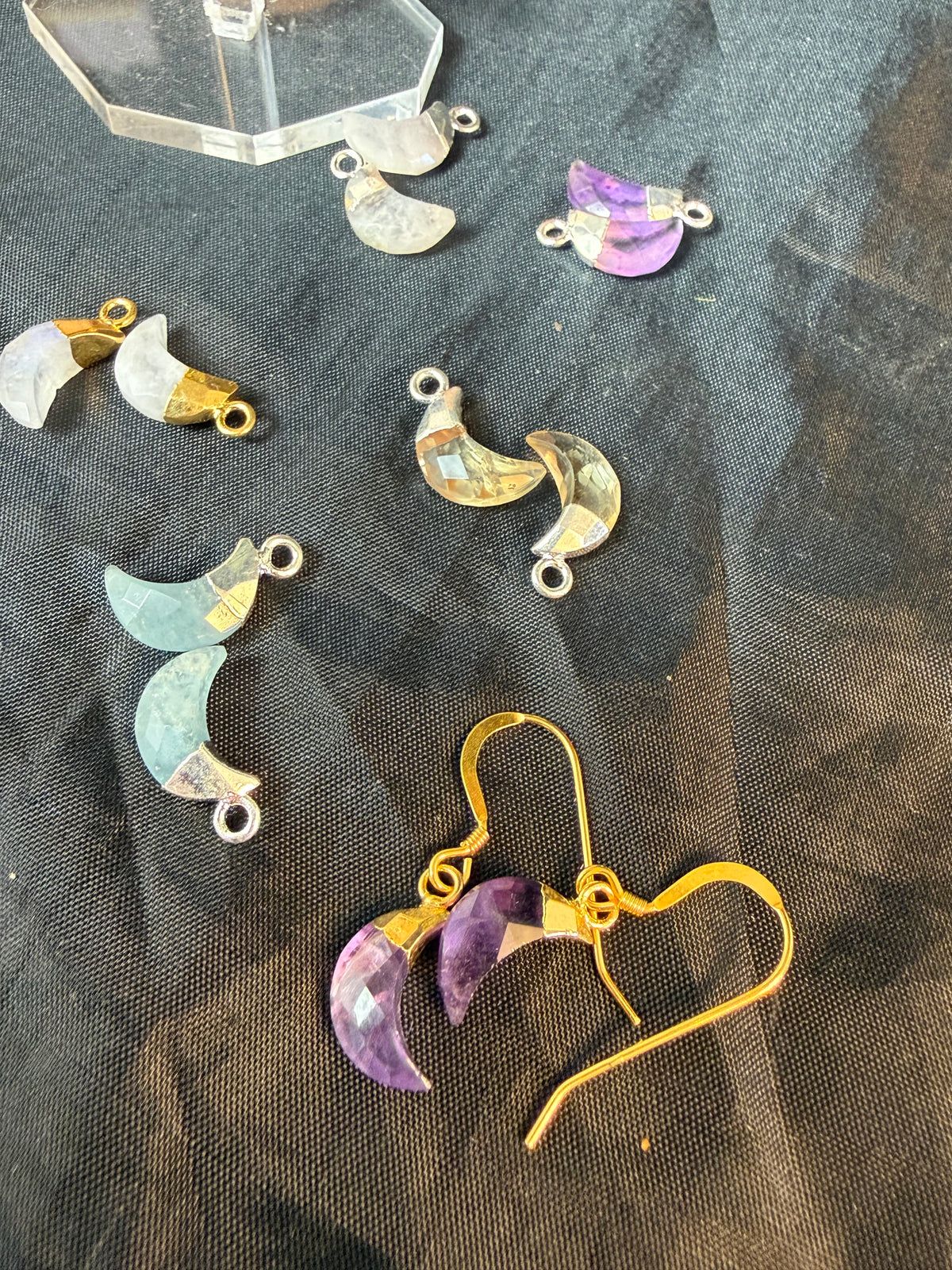 New Moon Sterling Earrings
