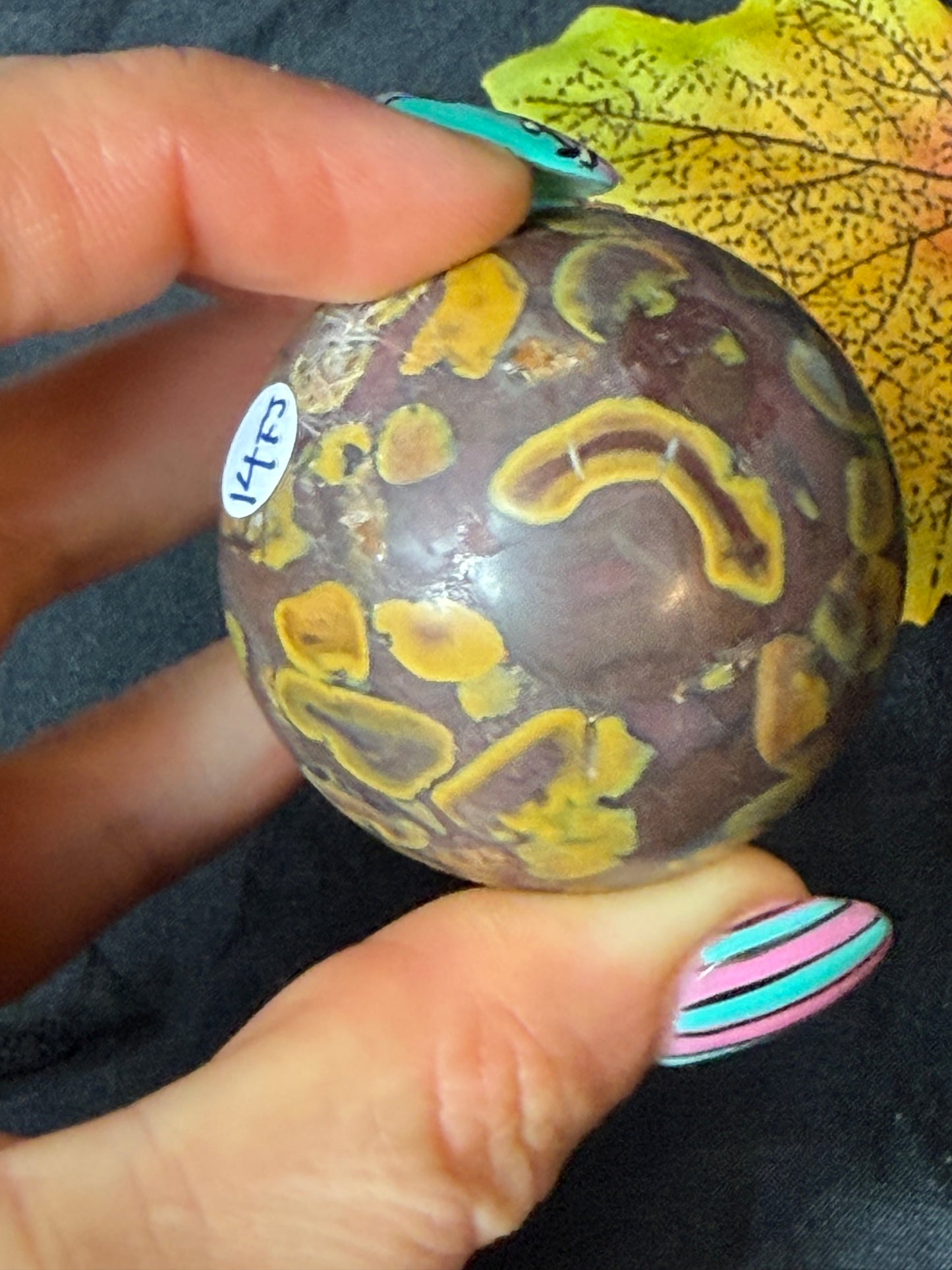 Fruit Jasper Sphere