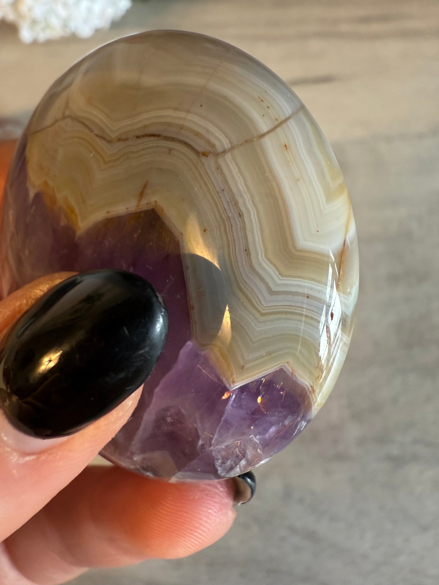 Amethyst Agate Palm