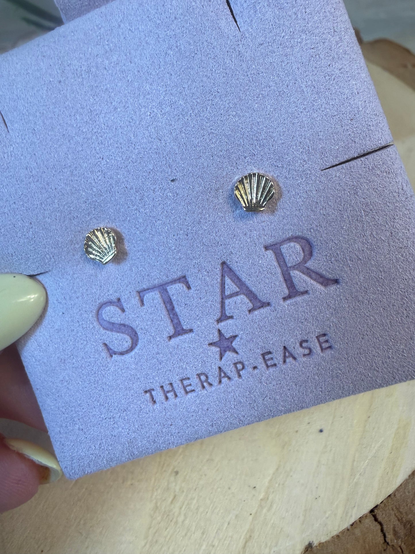 Mini Seashell Stud Earrings