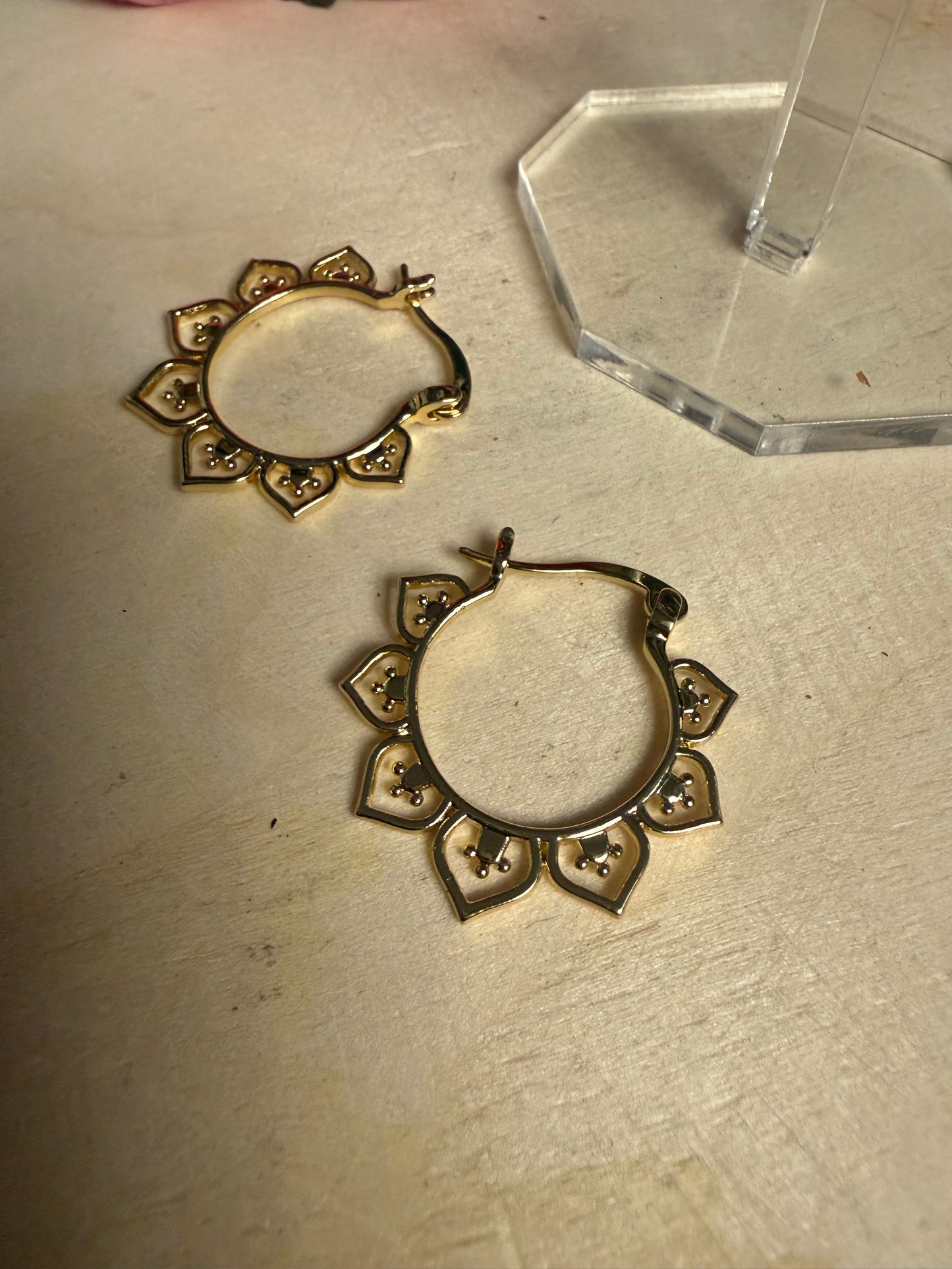 Boho hoop Earrings