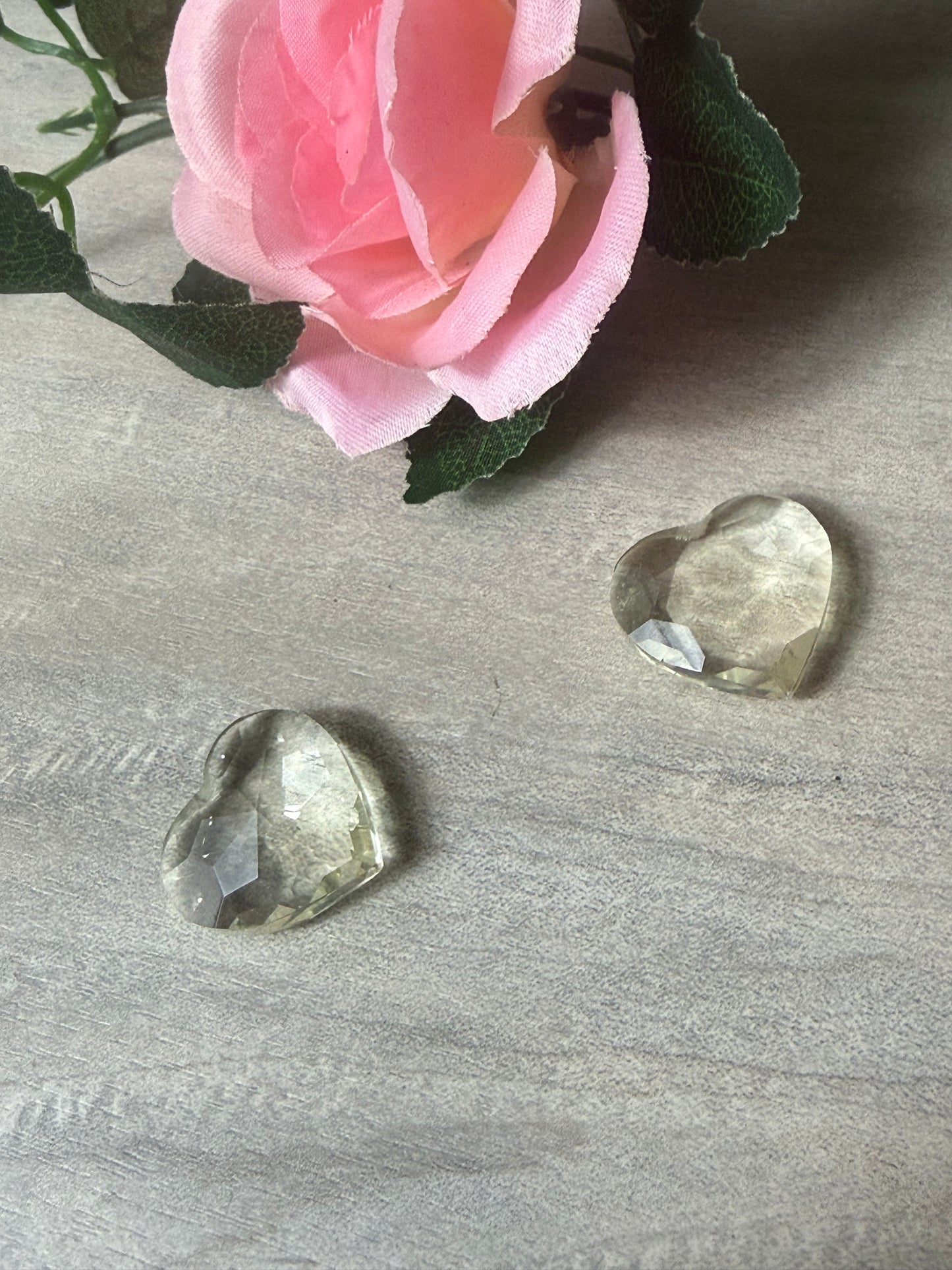 Zambian Citrine Facet Heart