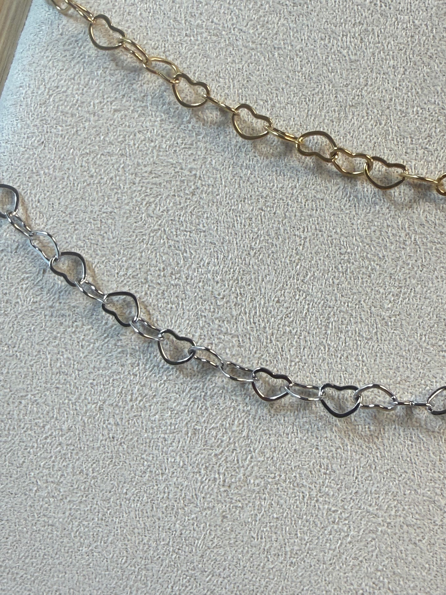 Hearts necklace chain