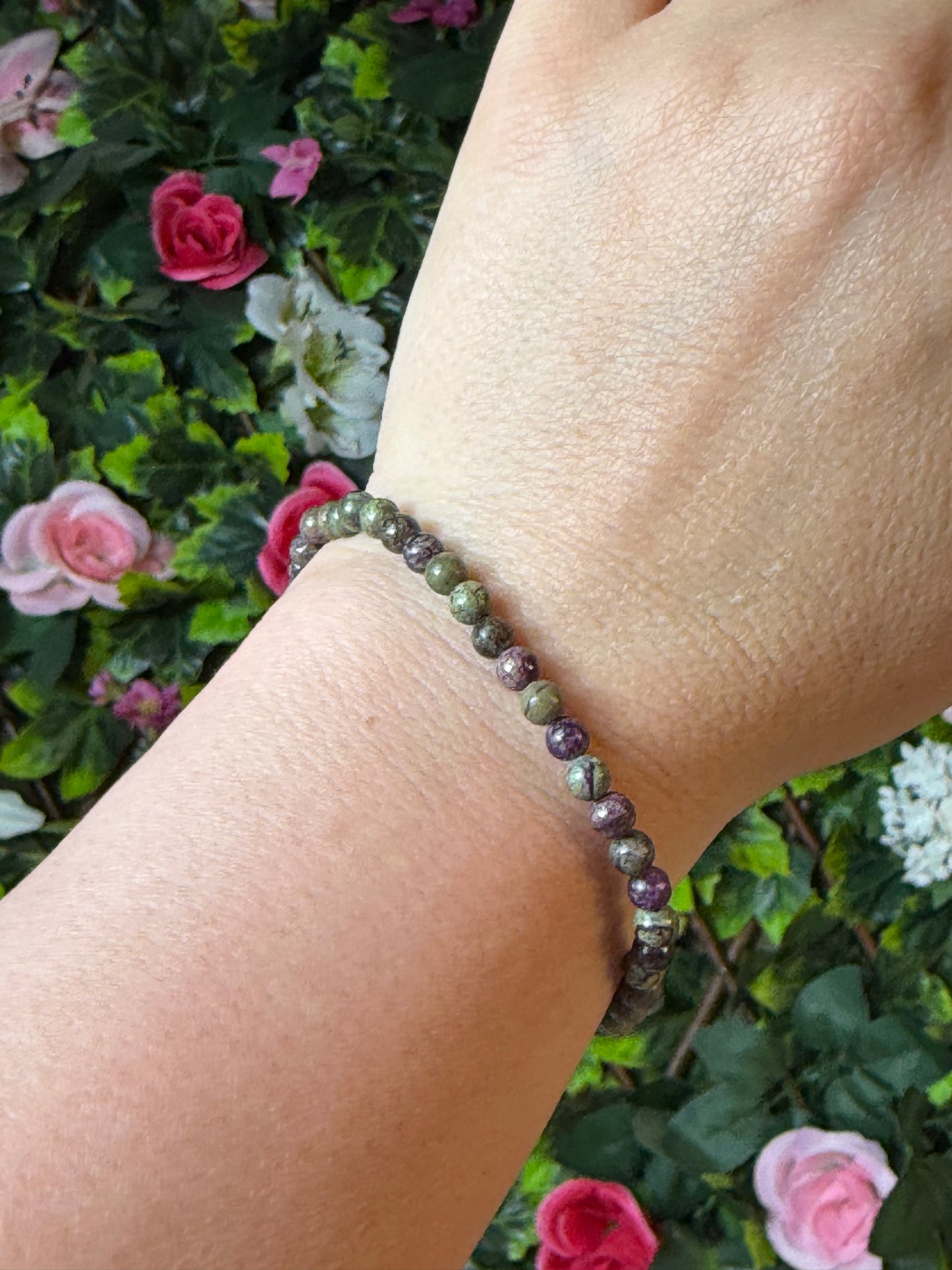 Rare Atlantasite 4mm Bead Bracelet