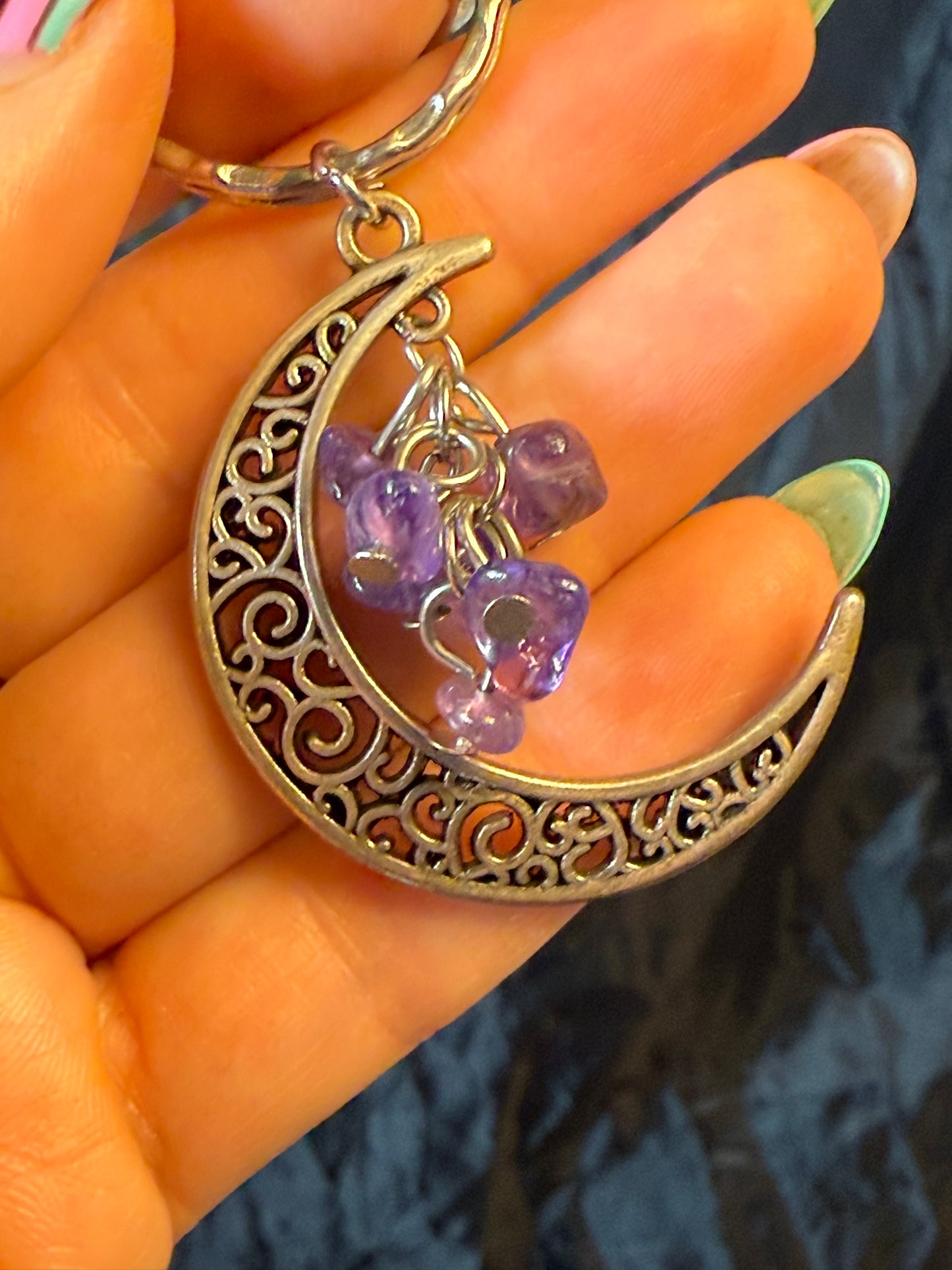 Moon Keyring