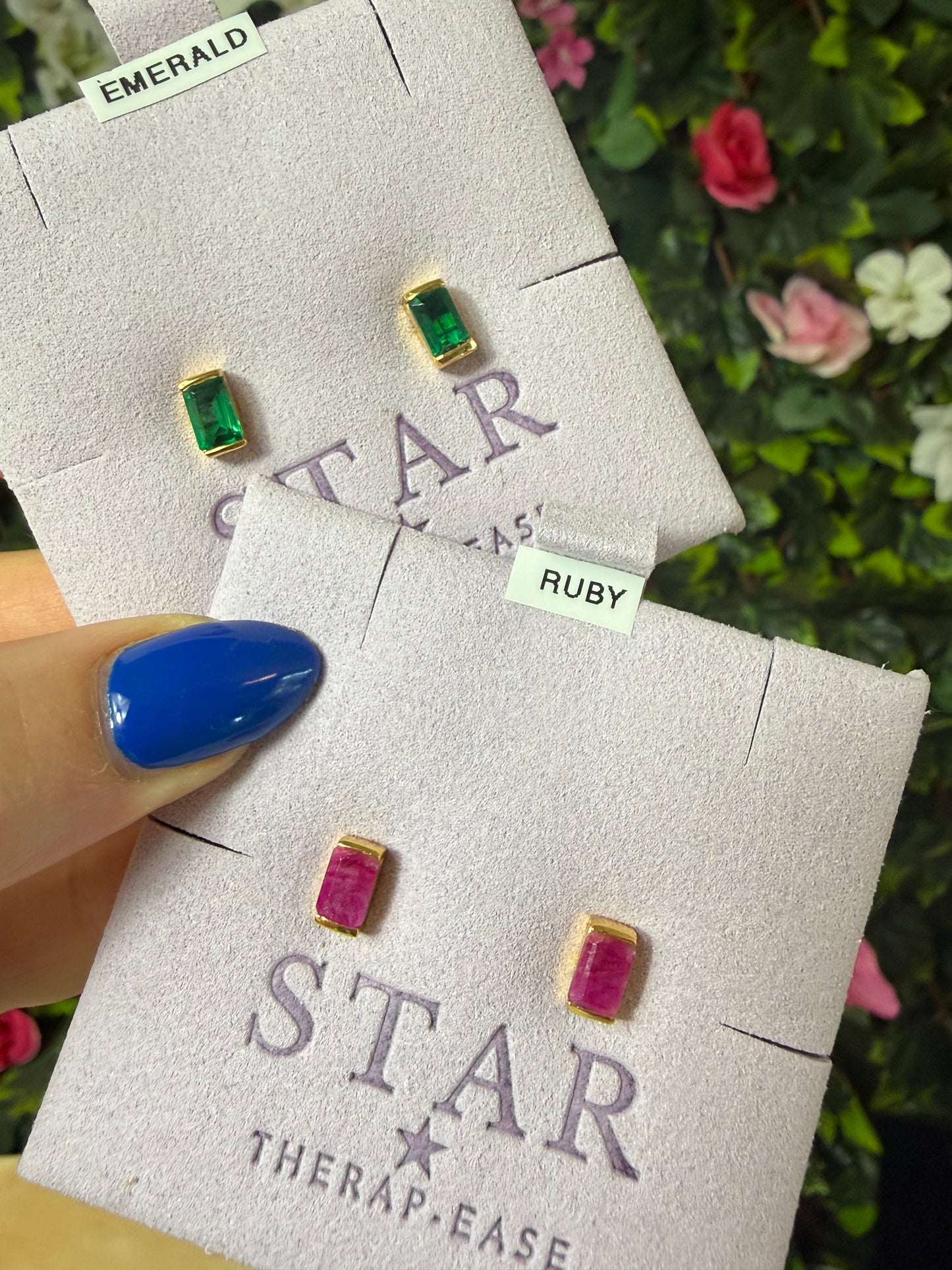 Bar Rectangular 925 Sterling Studs