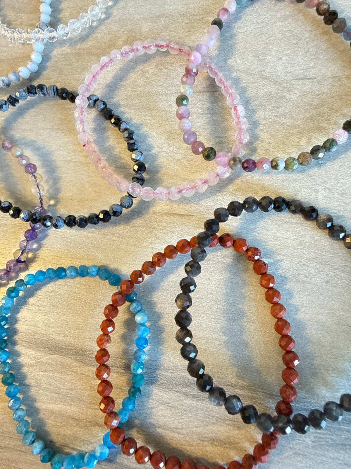 4mm Facet Bracelets