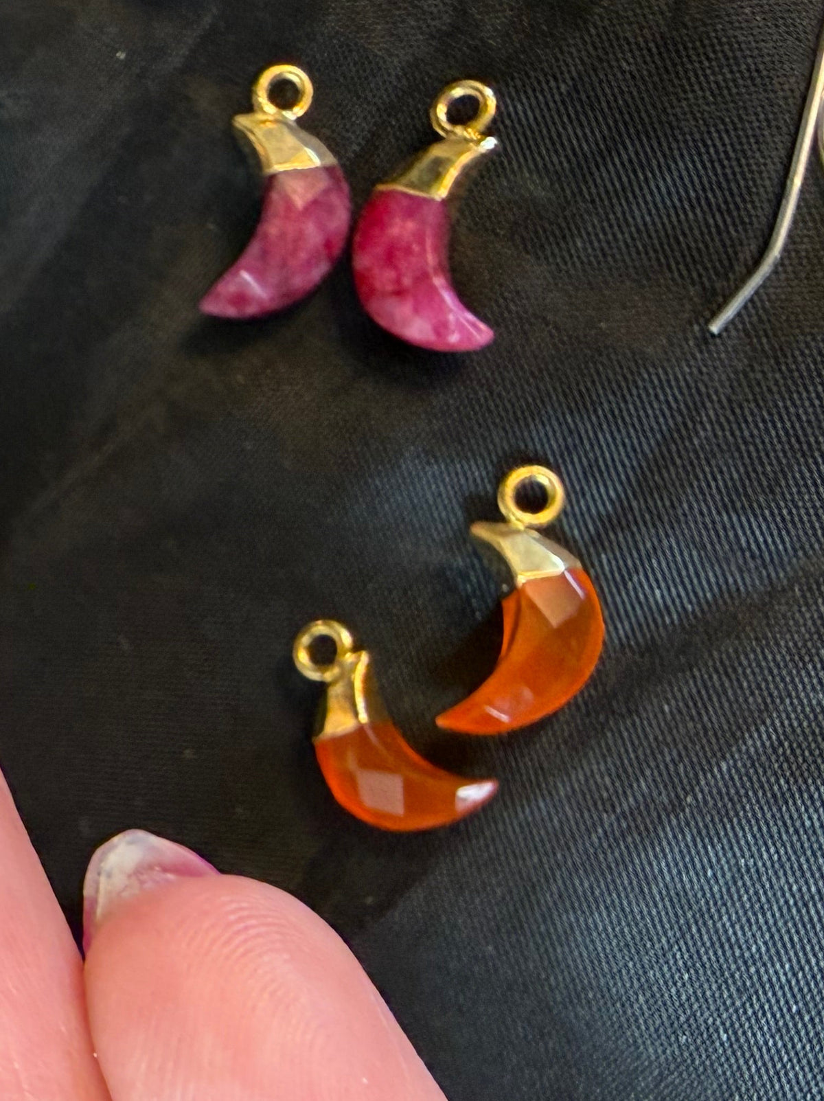 New Moon Sterling Earrings