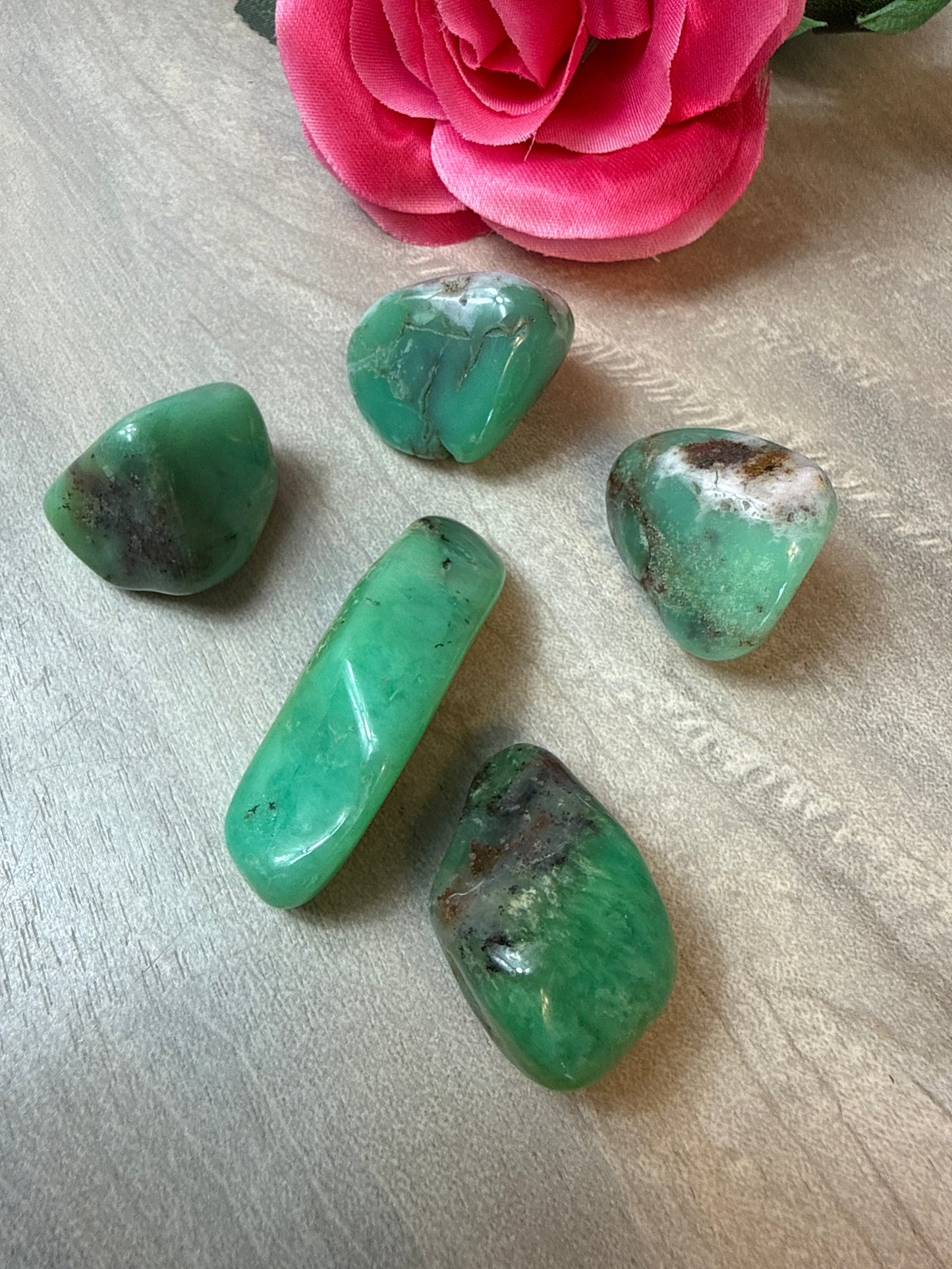 Chrysoprase Tumble Tumblestone