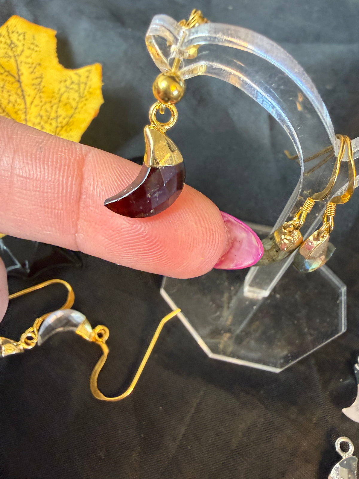 New Moon Sterling Earrings
