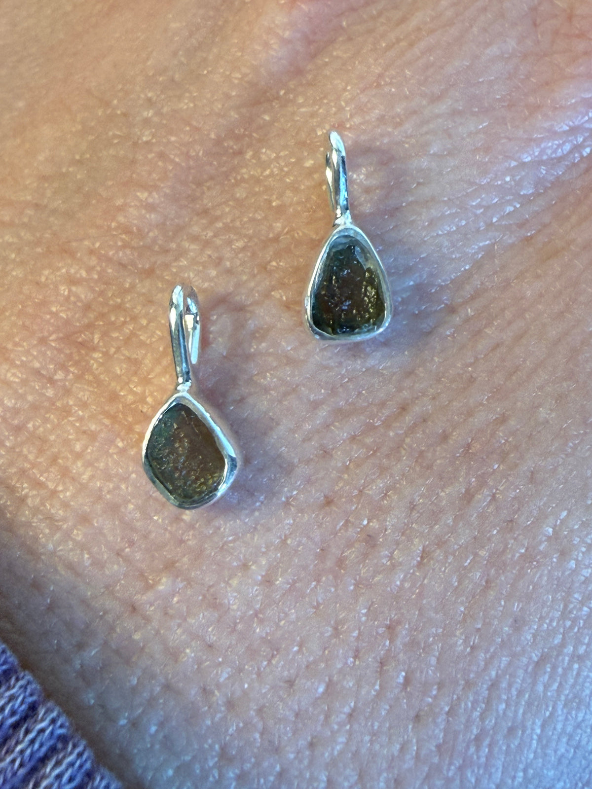 Moldavite 925 Mini Sterling Pendant