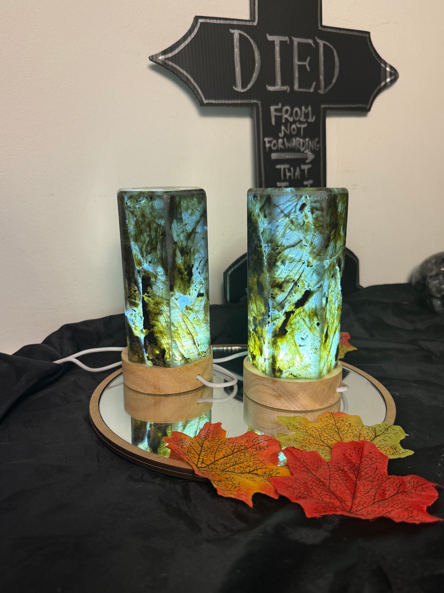 Lab Labradorite Lamp