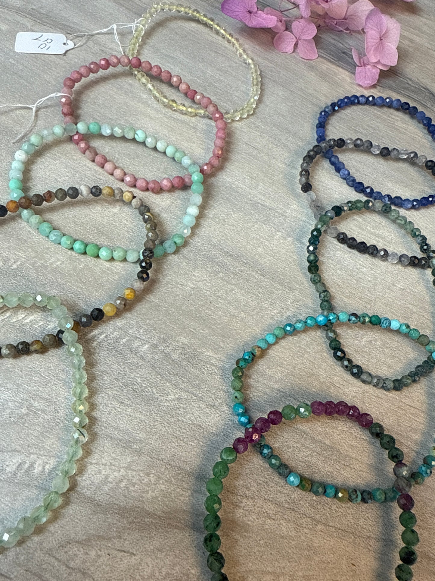 4mm Facet Bracelets
