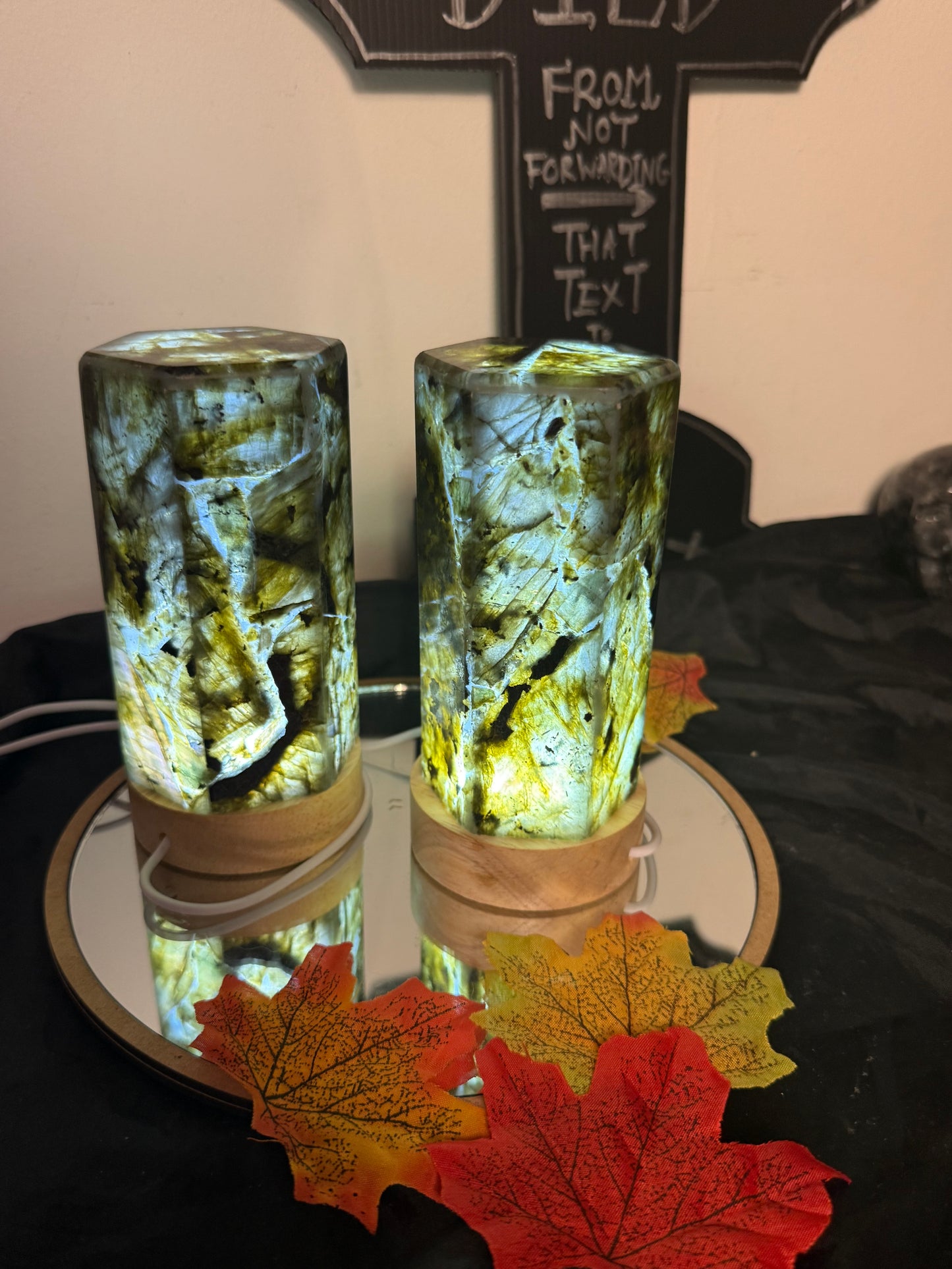 Lab Labradorite Lamp