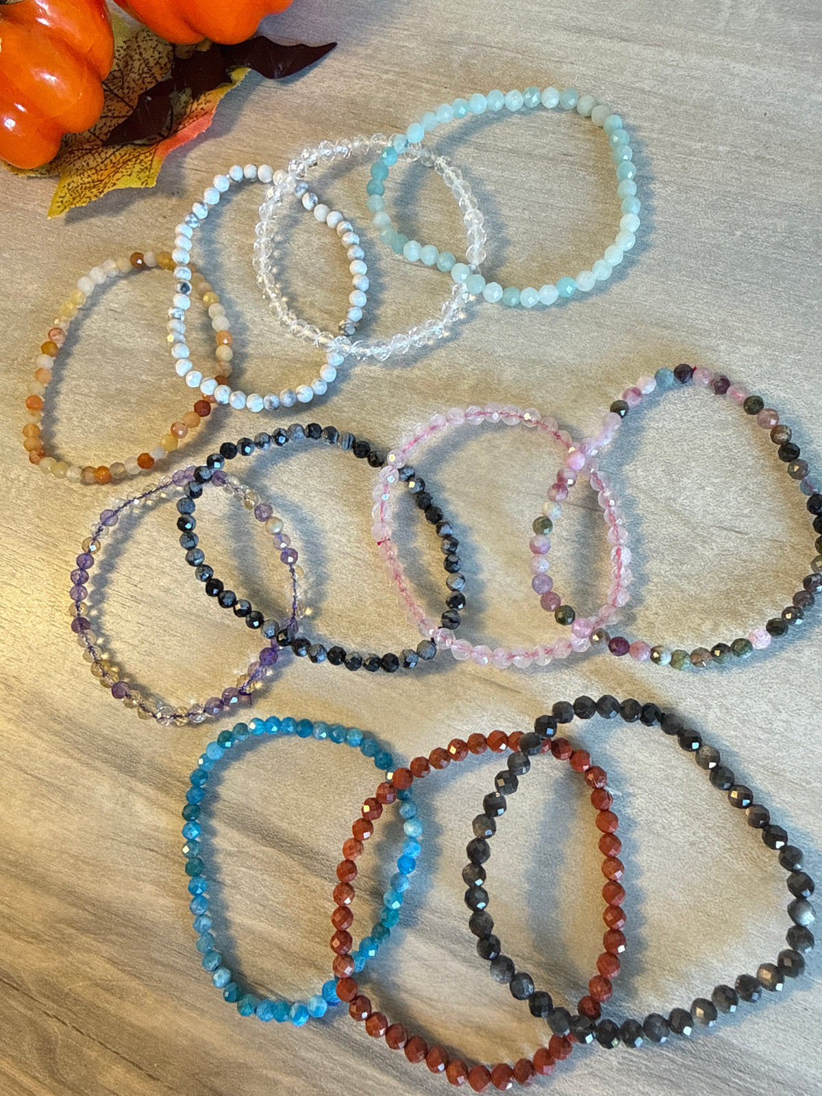4mm Facet Bracelets
