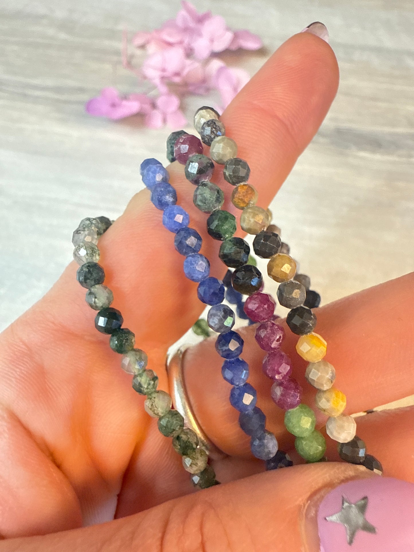 4mm Facet Bracelets
