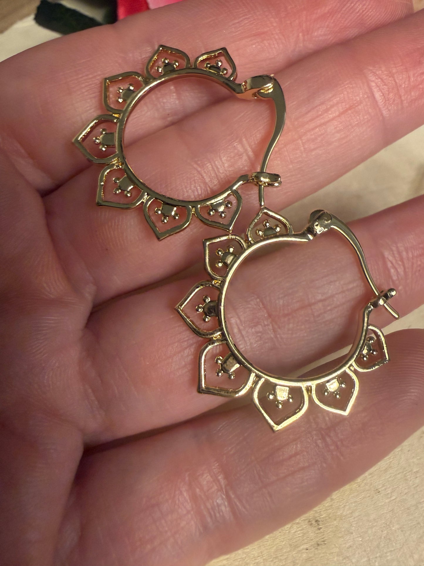 Boho hoop Earrings