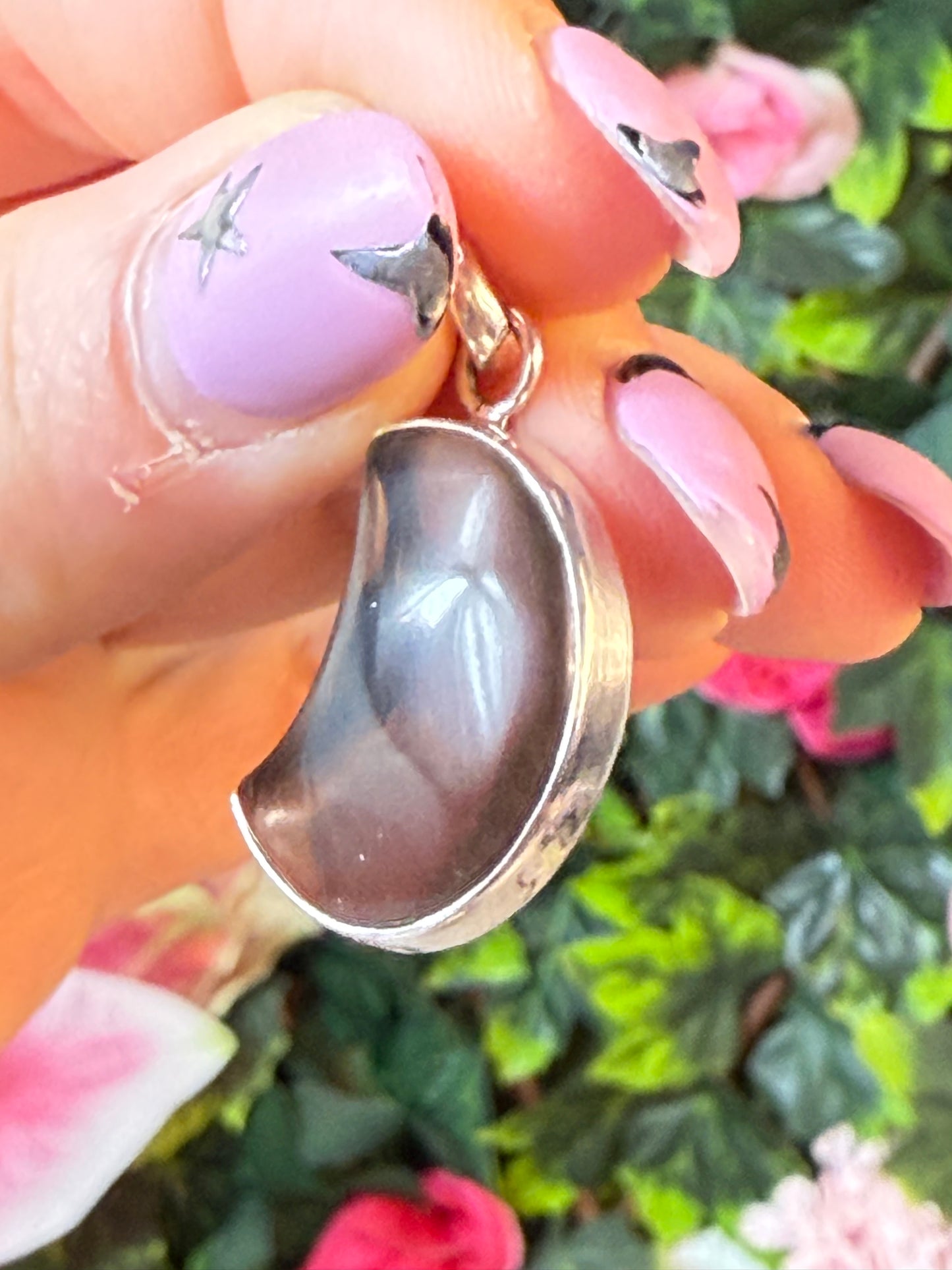 Crescent Moon 925 Sterling Pendant