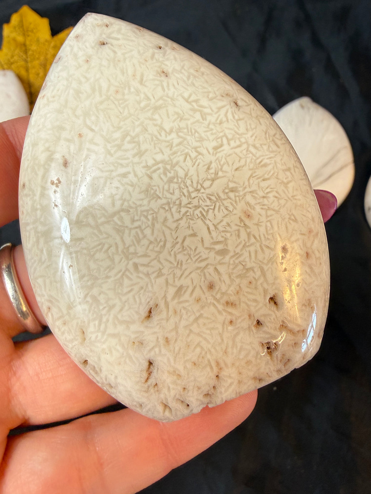 Scolecite Freeform Flame