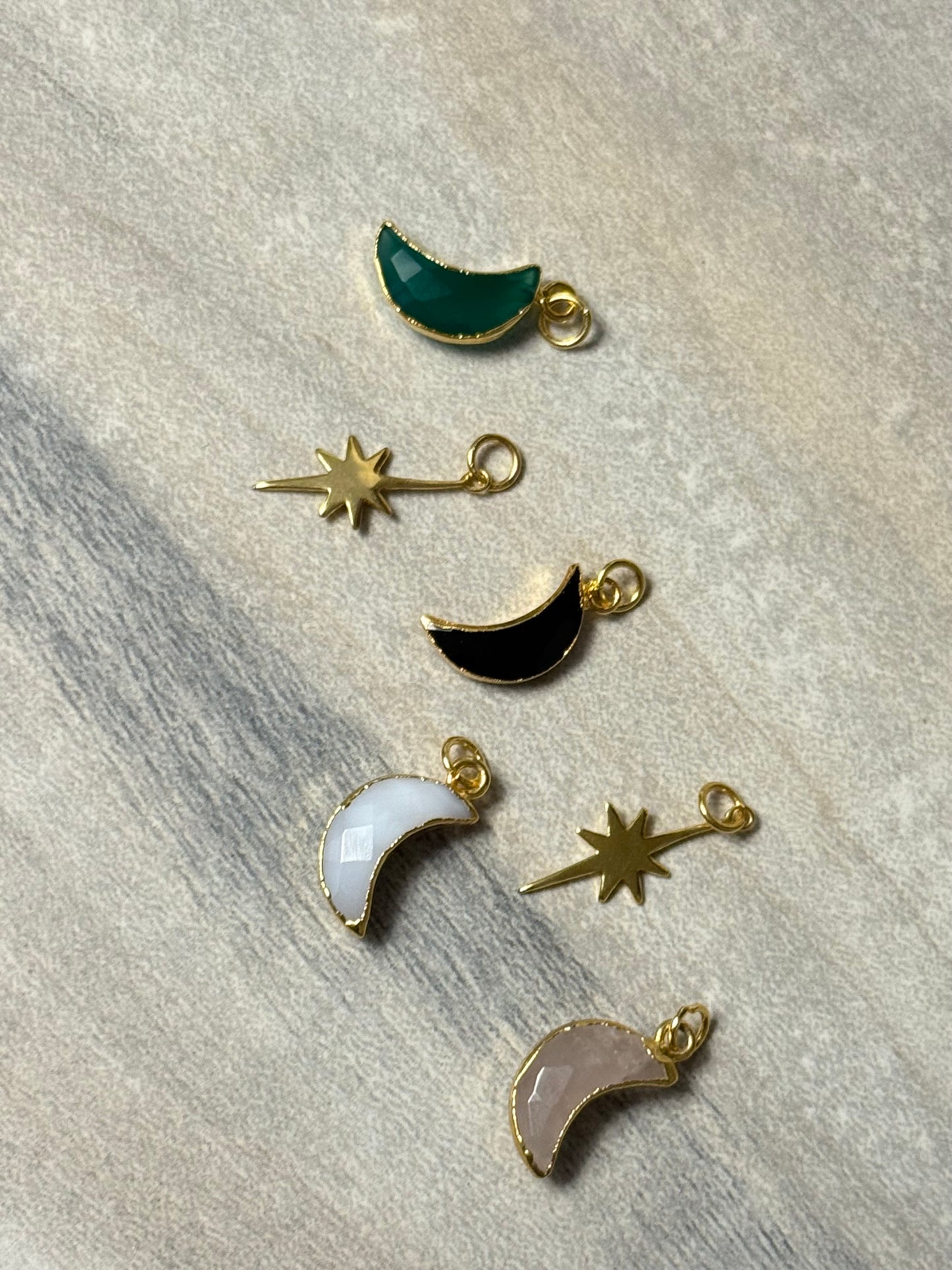 Moon 18ct Gold Pendant
