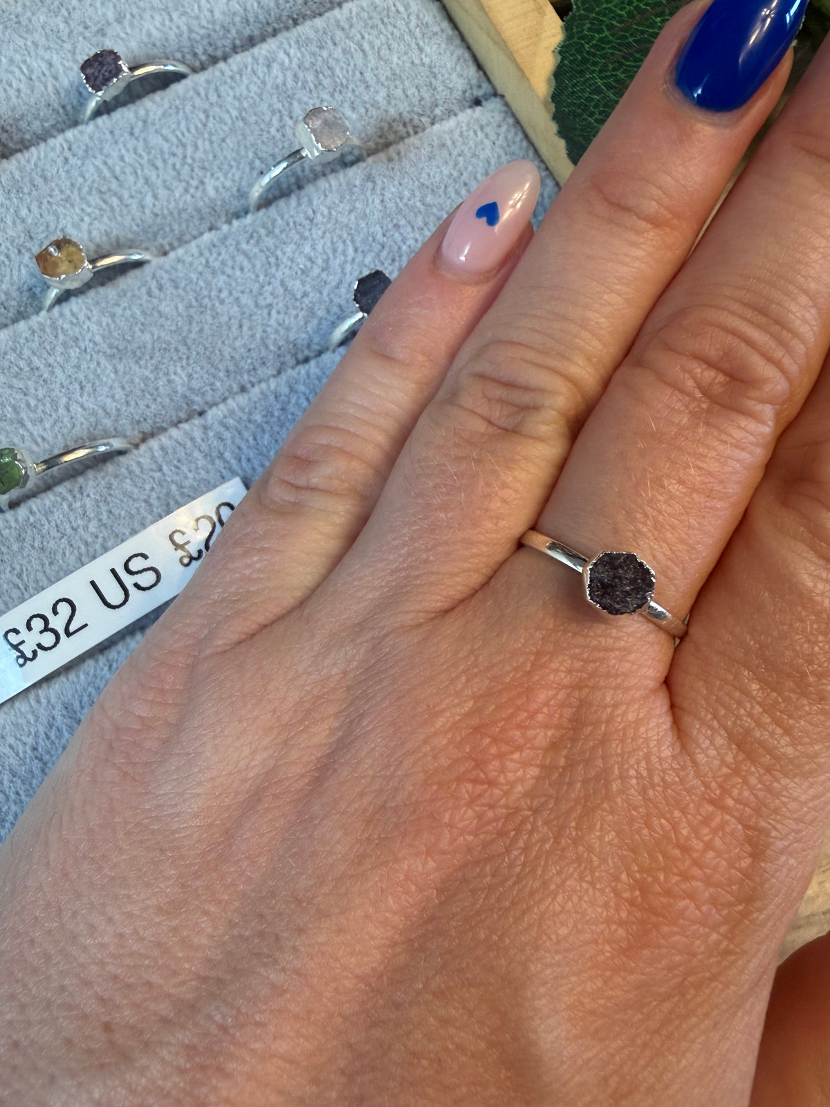 Adjustable Raw Minimal 925 Silver Rings