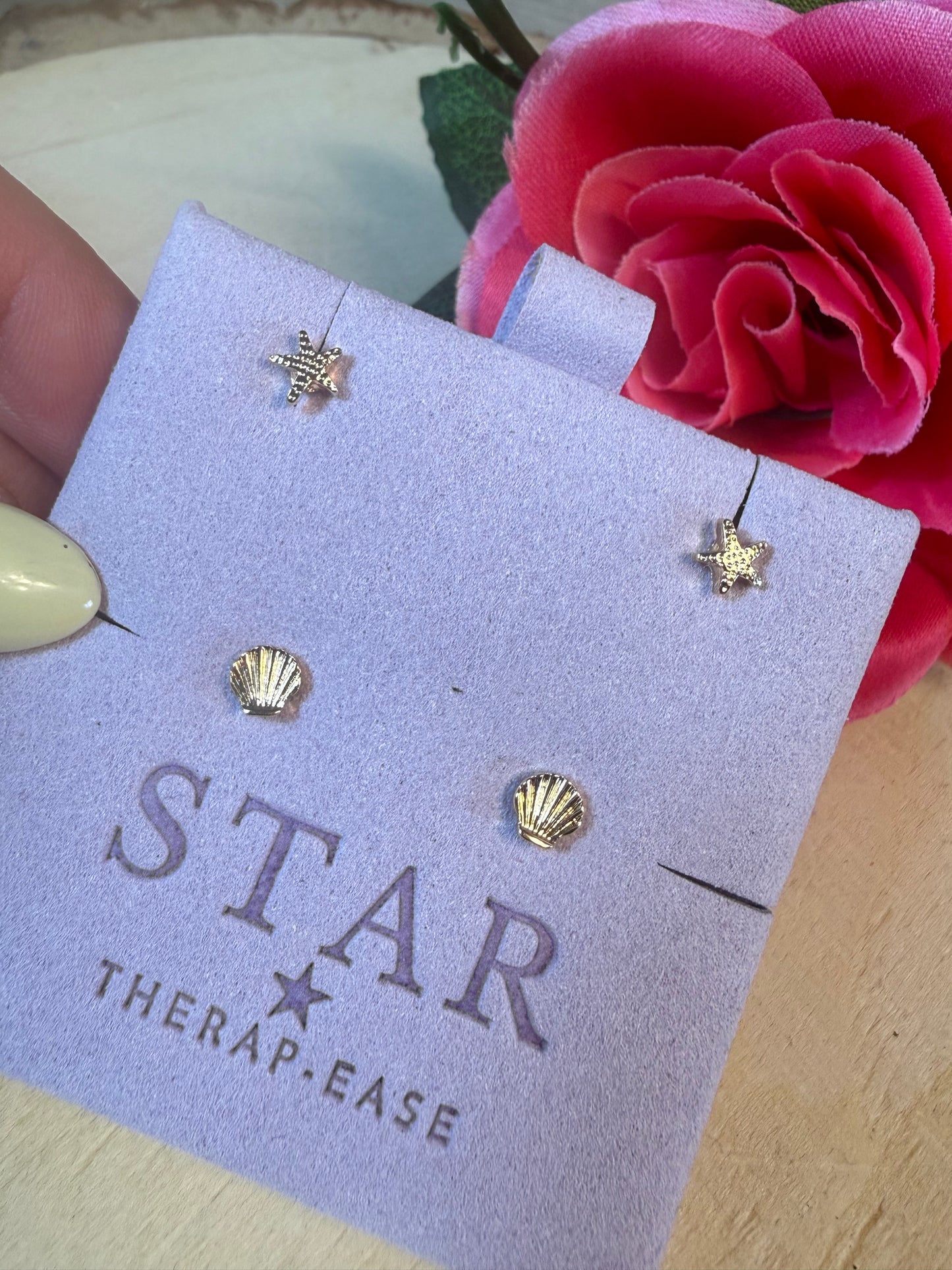 Mini Starfish Stud Earrings