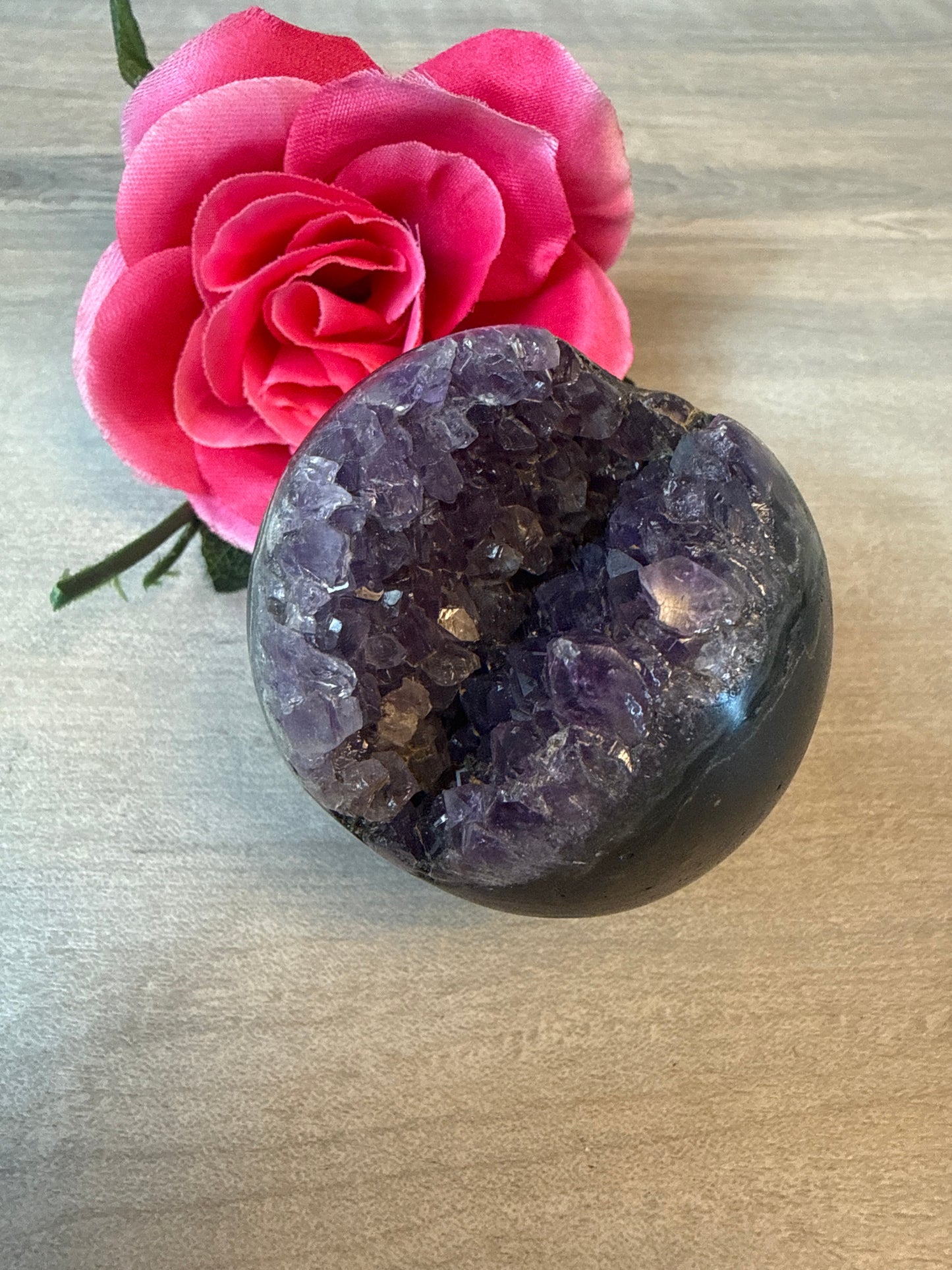 Druzy Amethyst Sphere