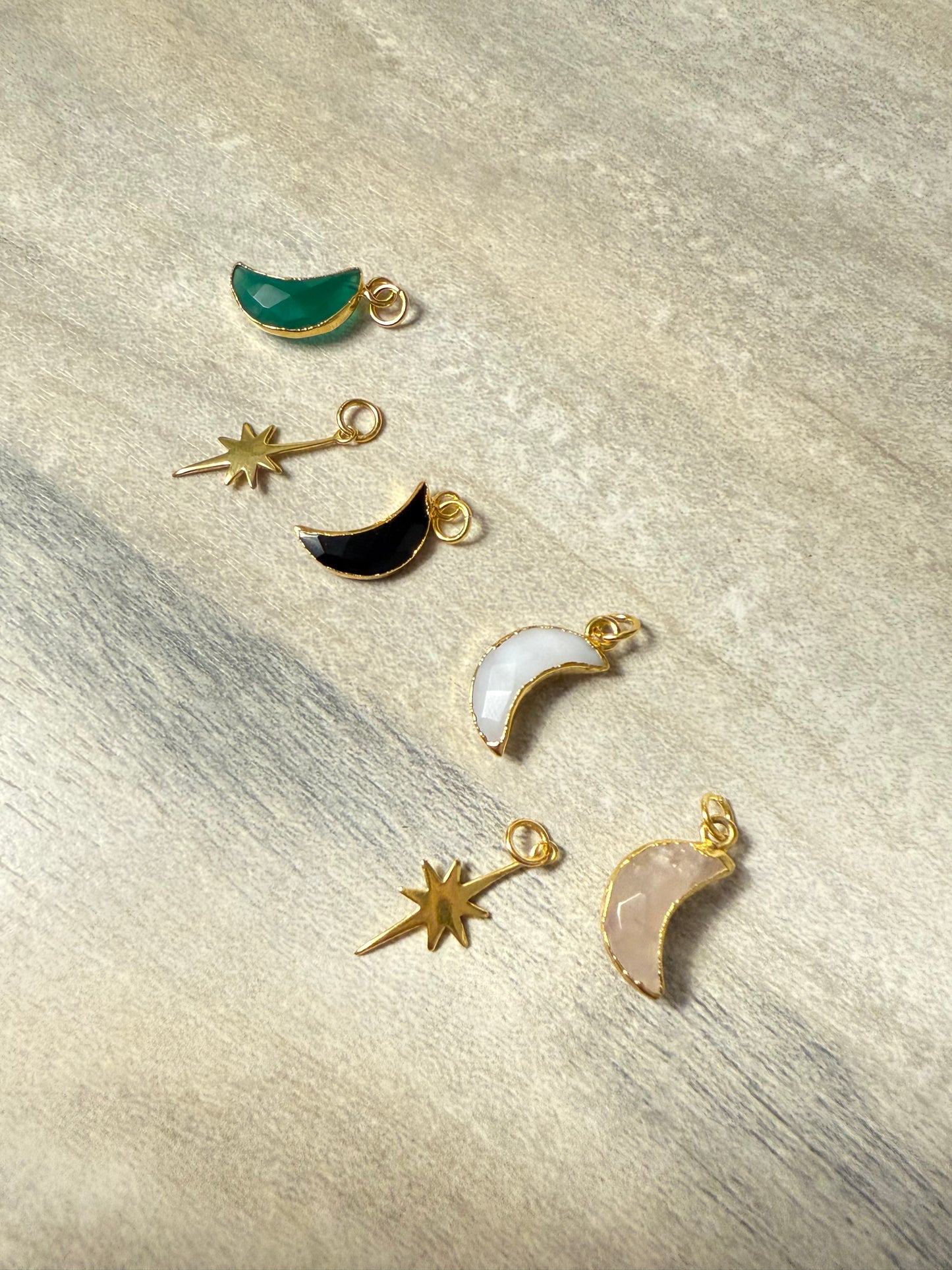 Moon 18ct Gold Pendant