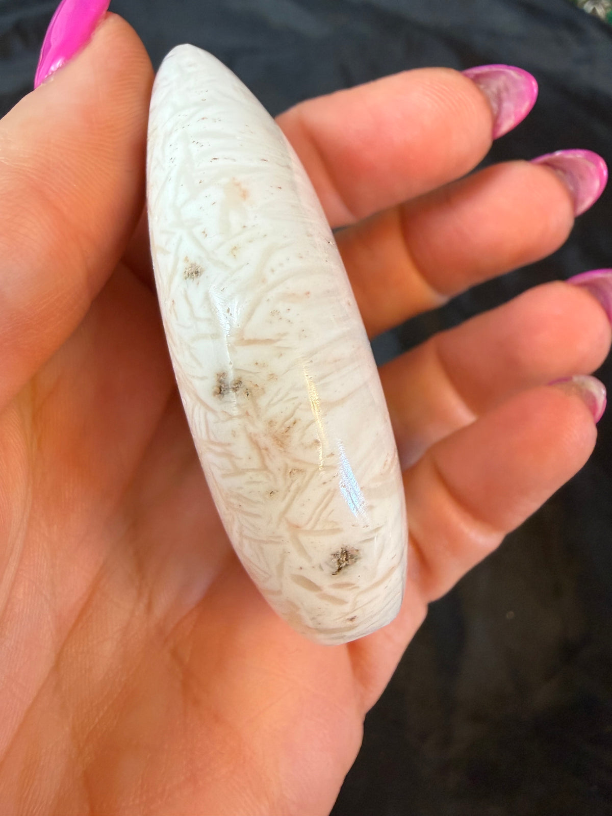 Scolecite Freeform Flame