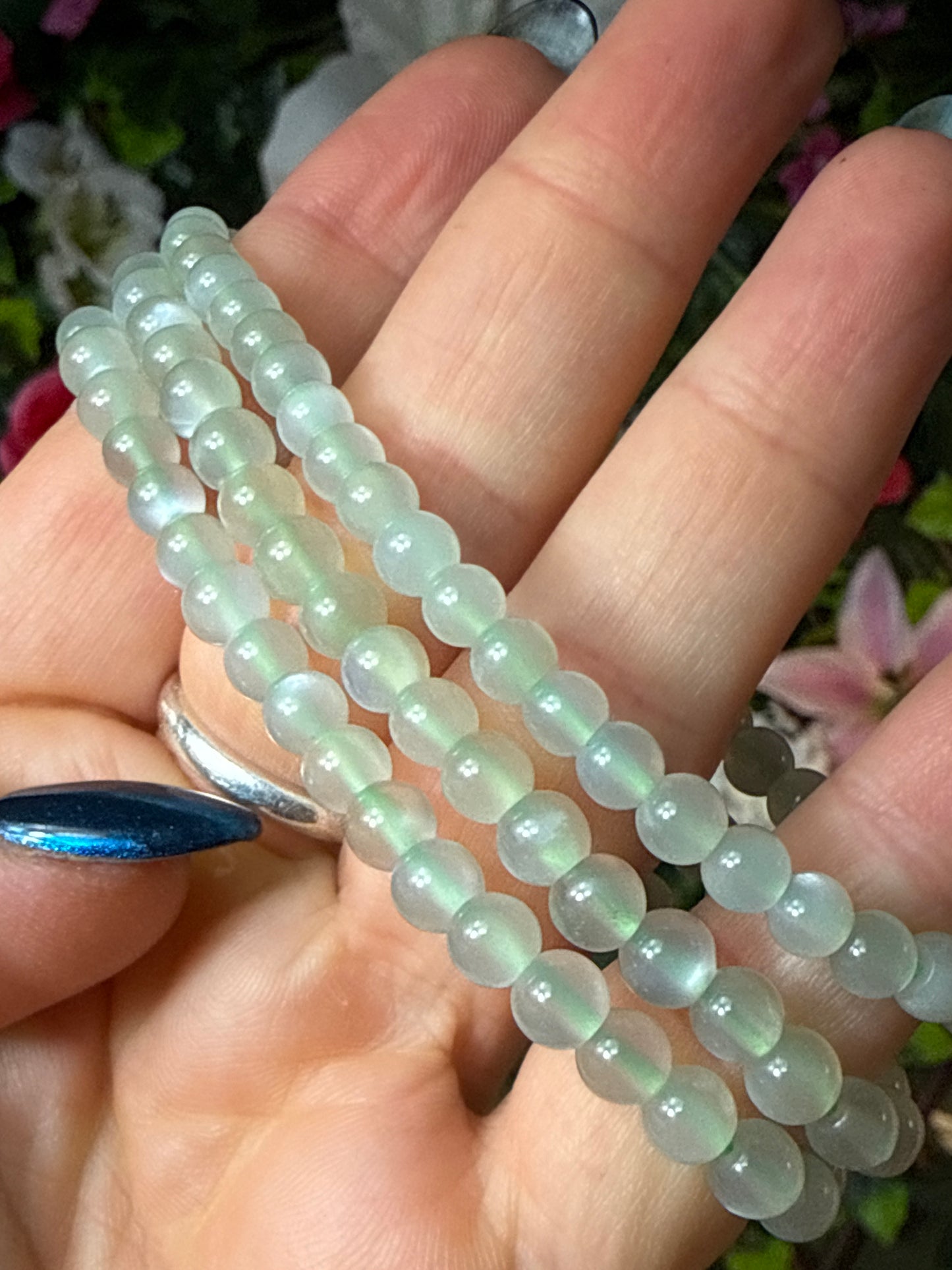 Green Moonstone Bracelet