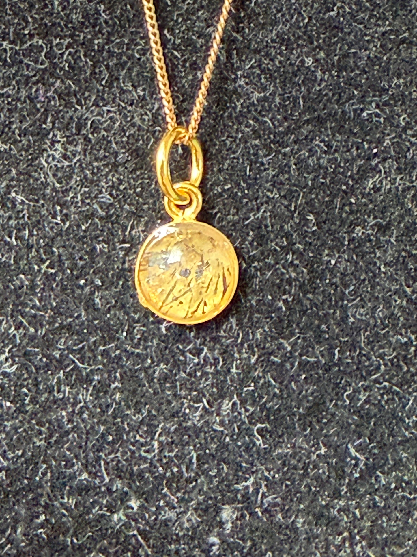 Super Seven Earring & Necklace 18K Gold Set