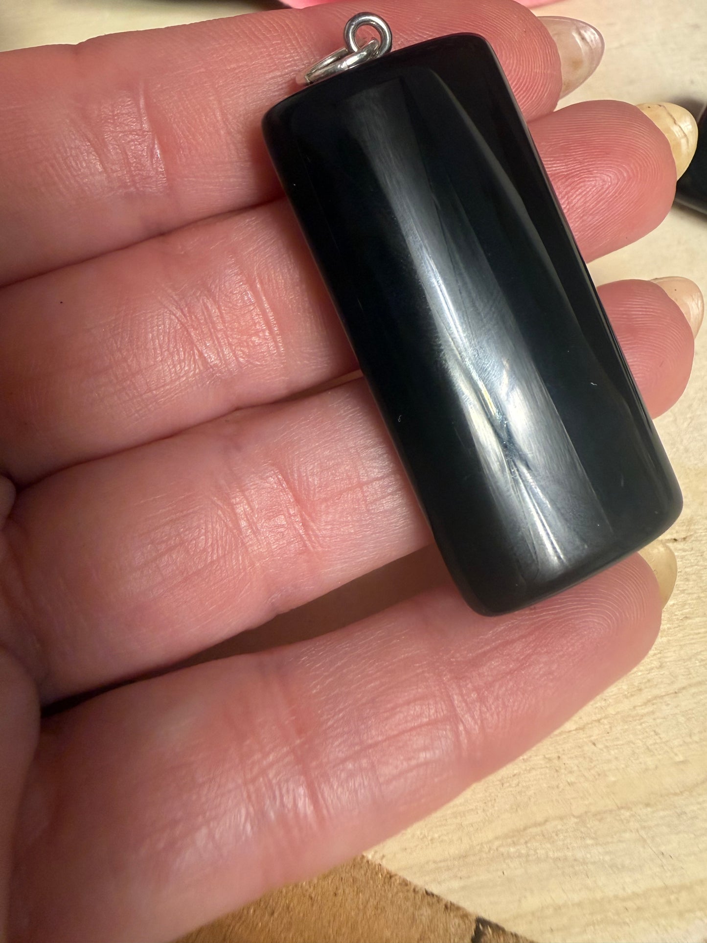 Obsidian Pendant - Father’s Day gift