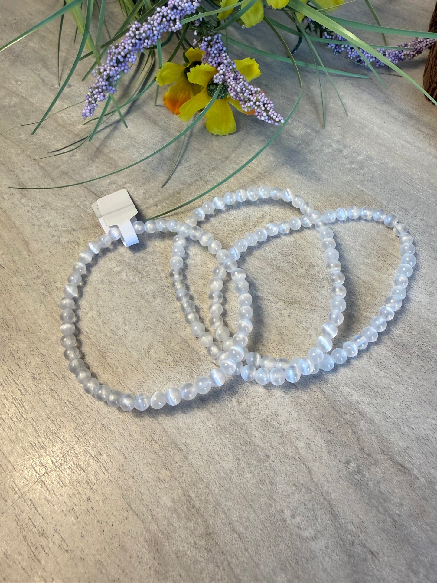 Selenite bracelet