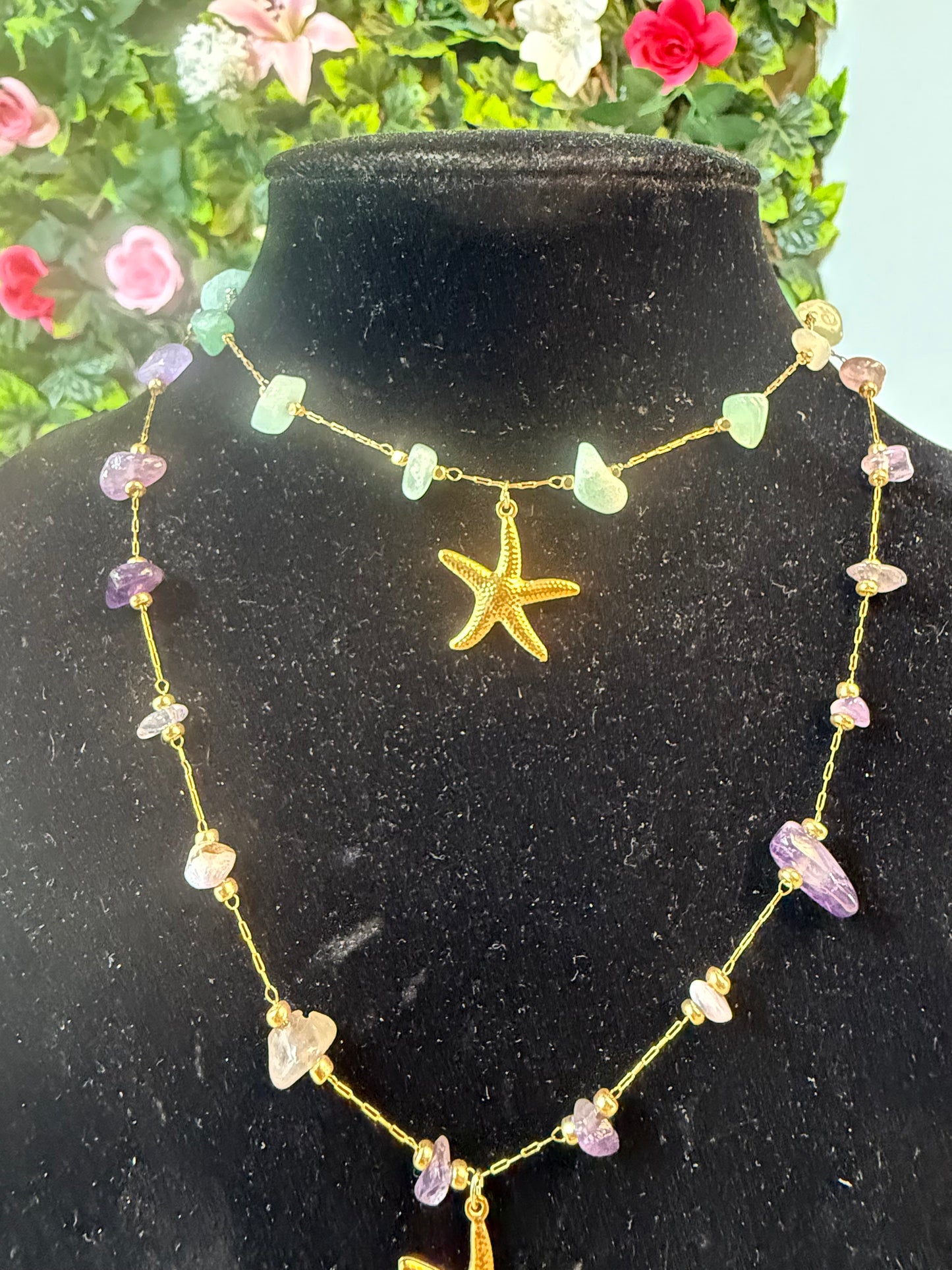 Starfish Beaded Necklace